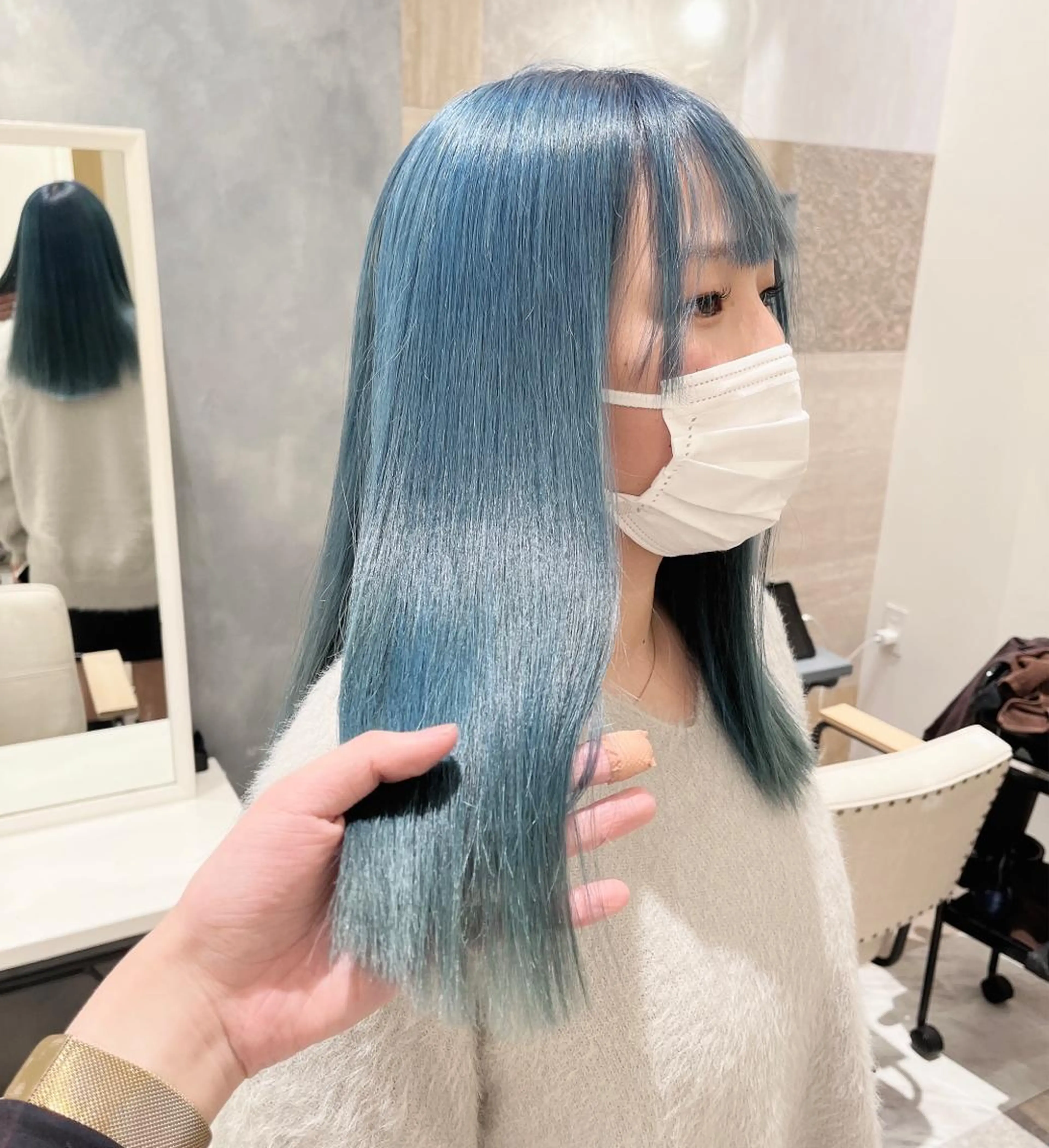 セミロング ヘアカラー トリートメント ヘッドスパ ヘアセット ARMONY所属・美髪縮毛矯正 🌵すぐるのヘアスタイル