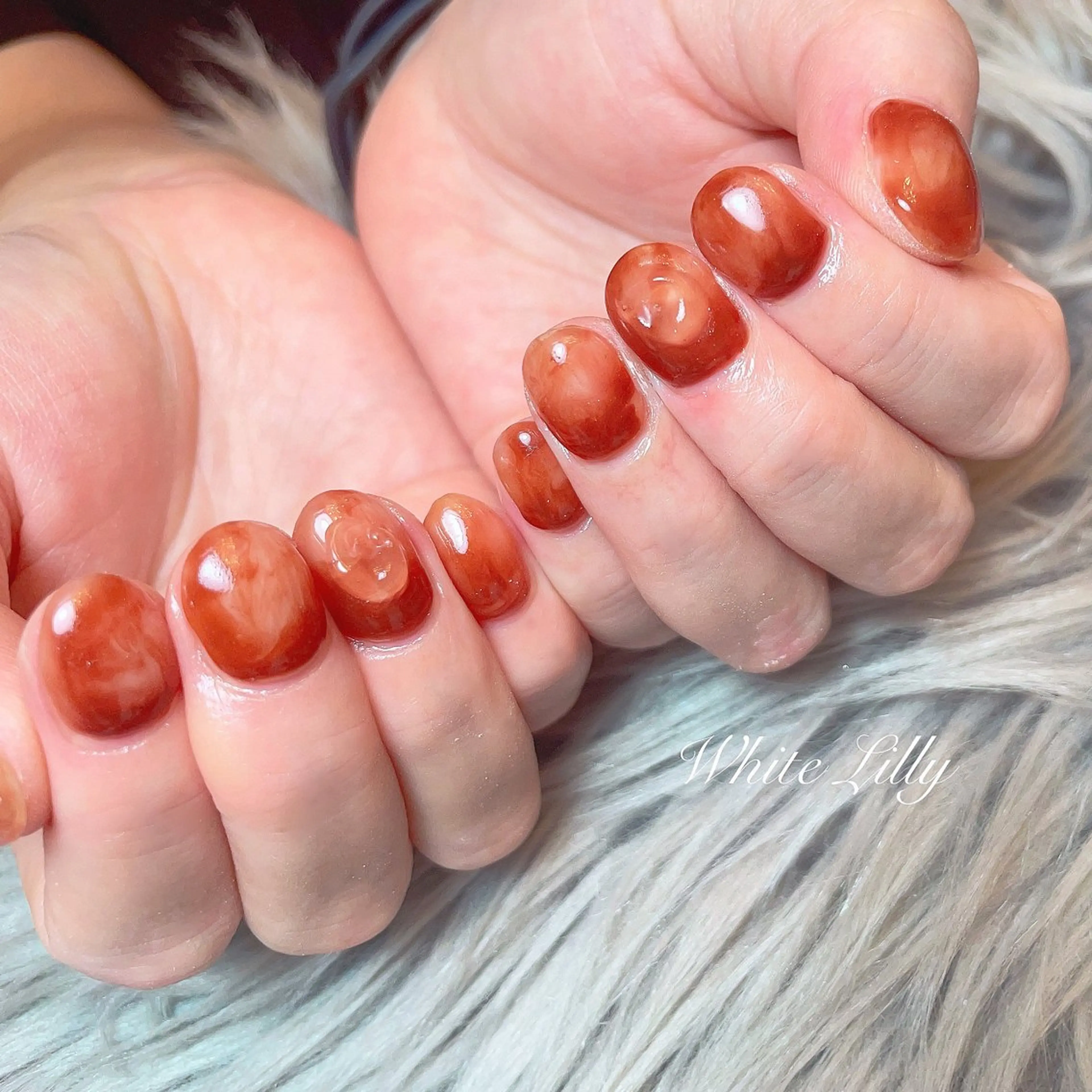 ネイル ハンドネイル White lily所属・牧田 雅世のネイルデザイン