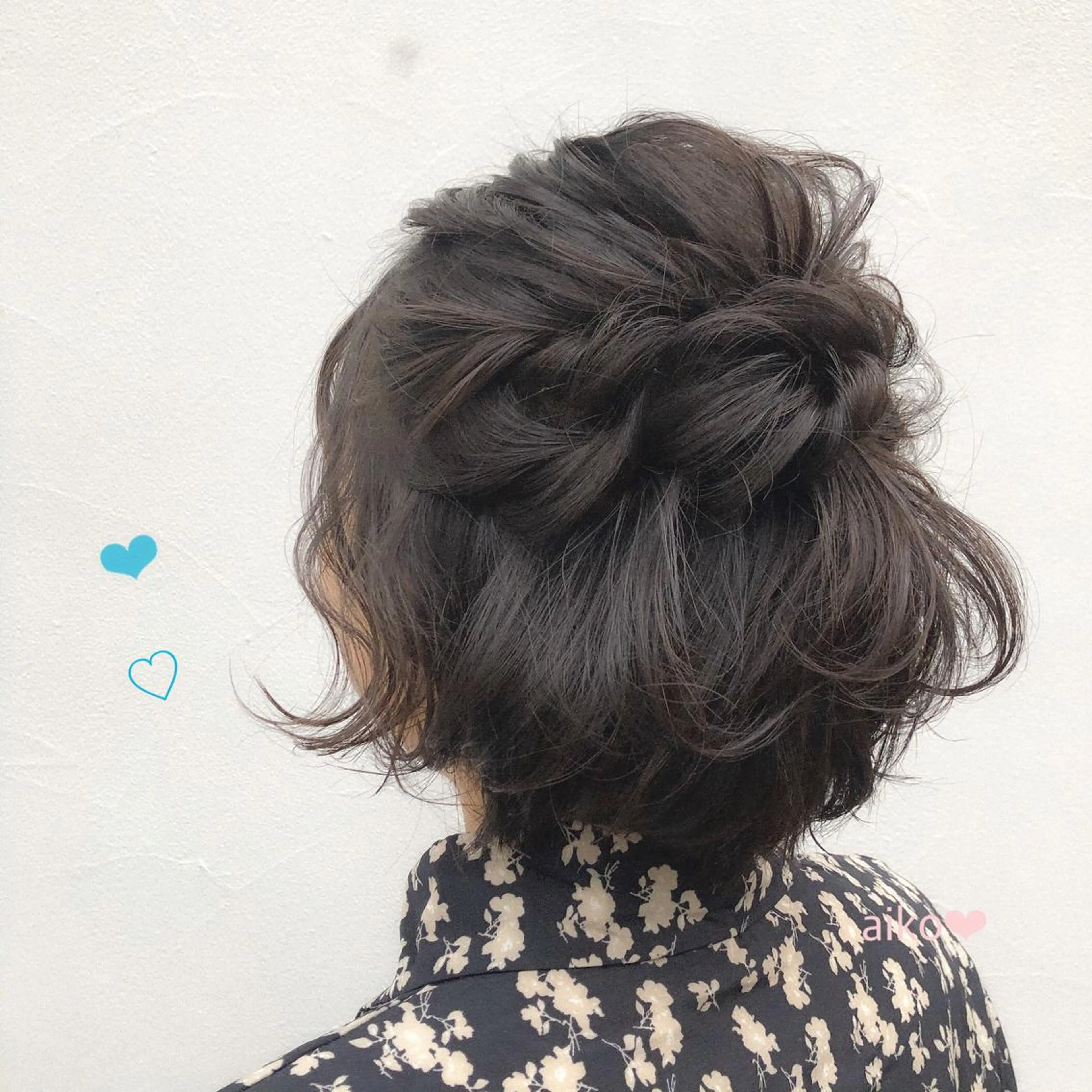 ミディアム カラー パーマ ヘアアレンジ ショートボブ ボブ ヘアセット apish aoyama所属・武 愛子の眉毛・アイブロウイメージ