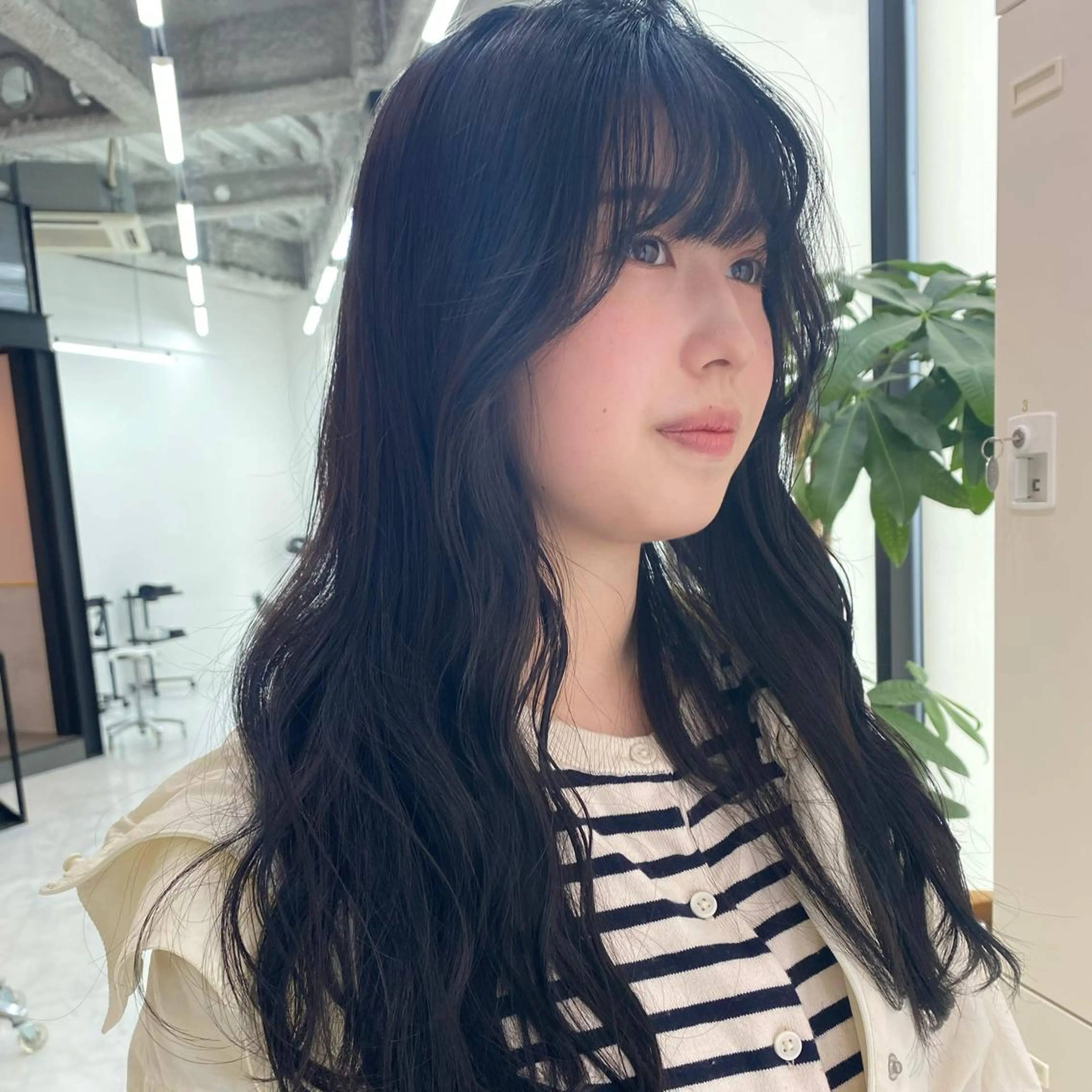 ロング カラー ヘアアレンジ 透明感カラー グレージュ ヘアカラー トリートメント ヘッドスパ ヘアセット 押切 響　のヘアスタイル