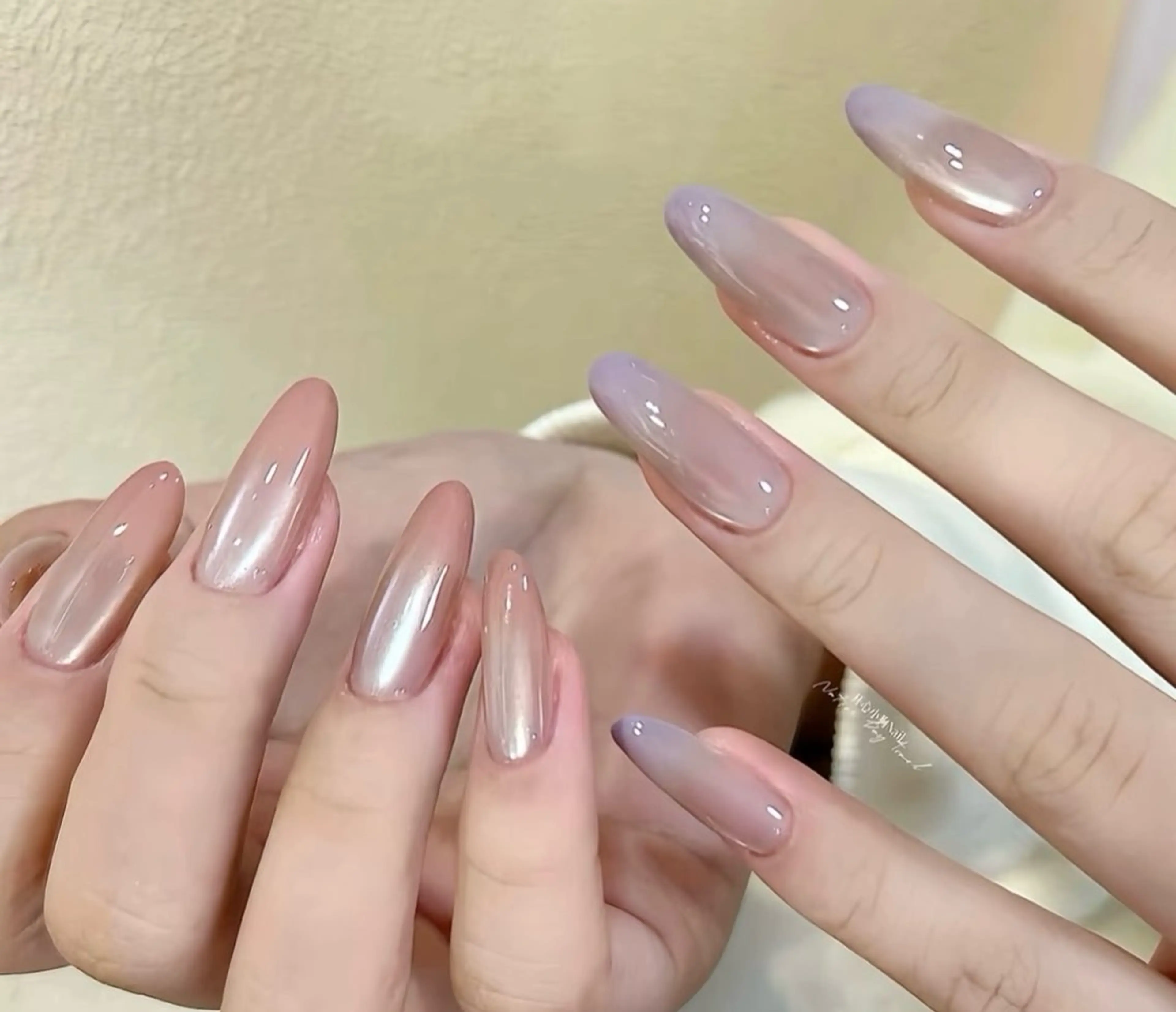 ネイル チークネイル 長さ出し フレンチネイル ガーリー 韓国ネイル sun nail池袋 モデル募集のネイルデザイン