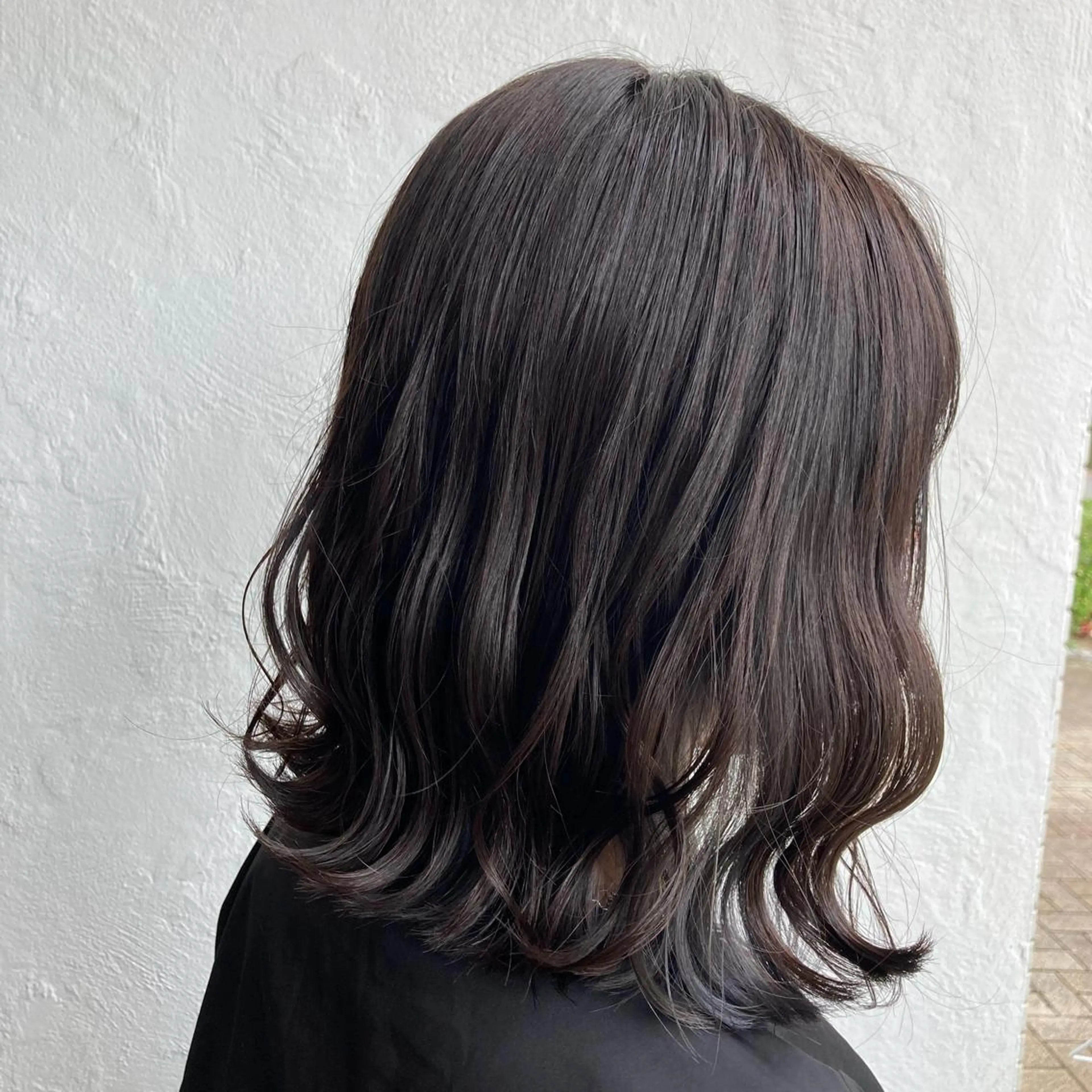 ミディアム カラー 💎髪質改善💎 西森千夏のヘアスタイル