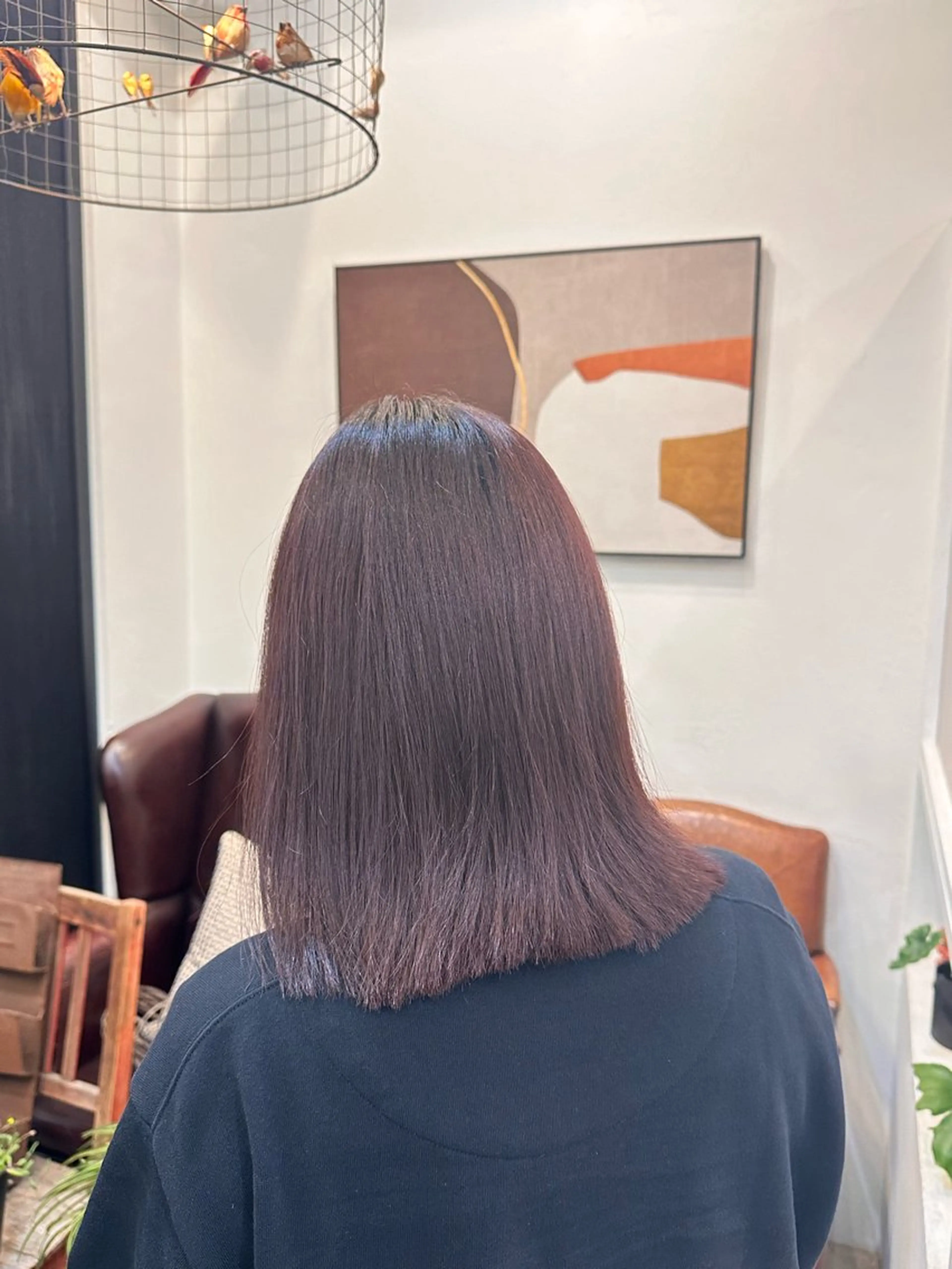 ミディアム カラー ヘアカラー トリートメント 村上 滉弥のヘアスタイル