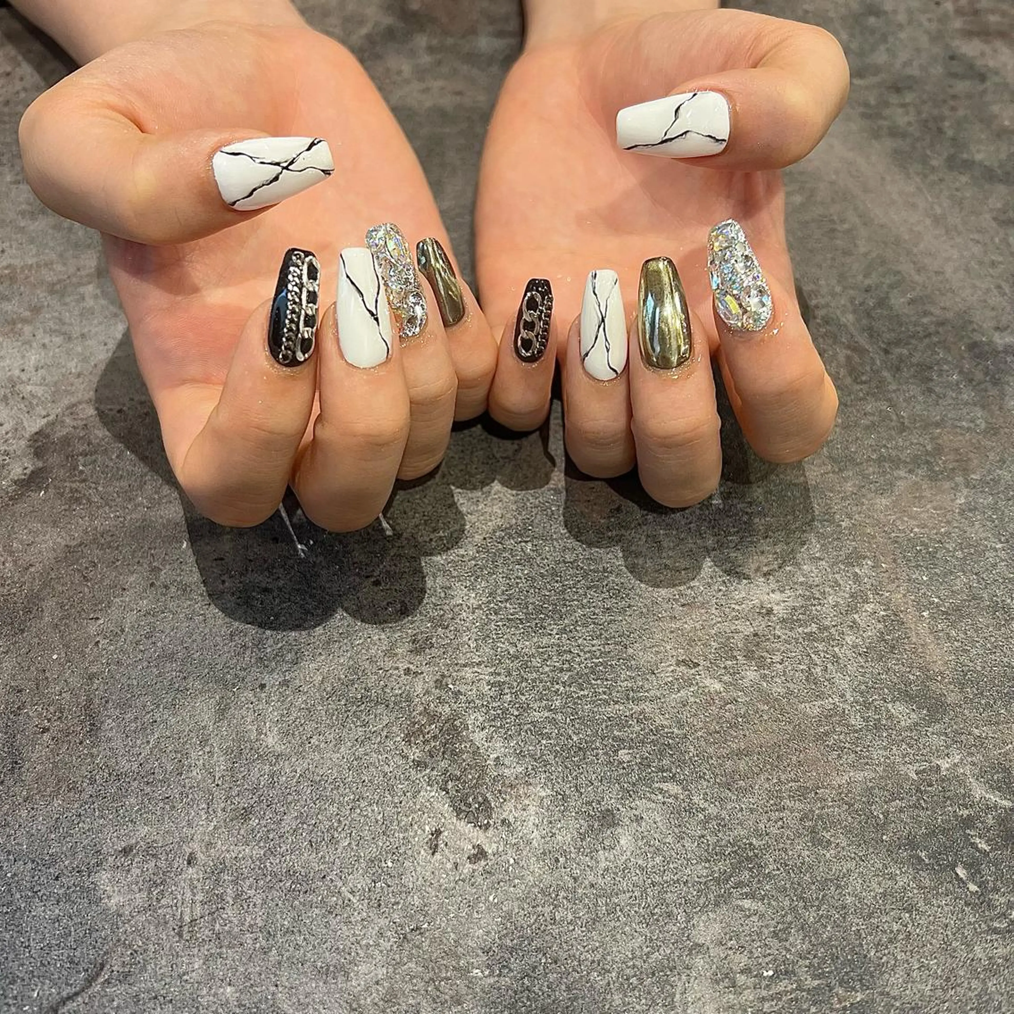 ネイル ハンドネイル 鶴田୨ৎmaison de NALIのネイルデザイン