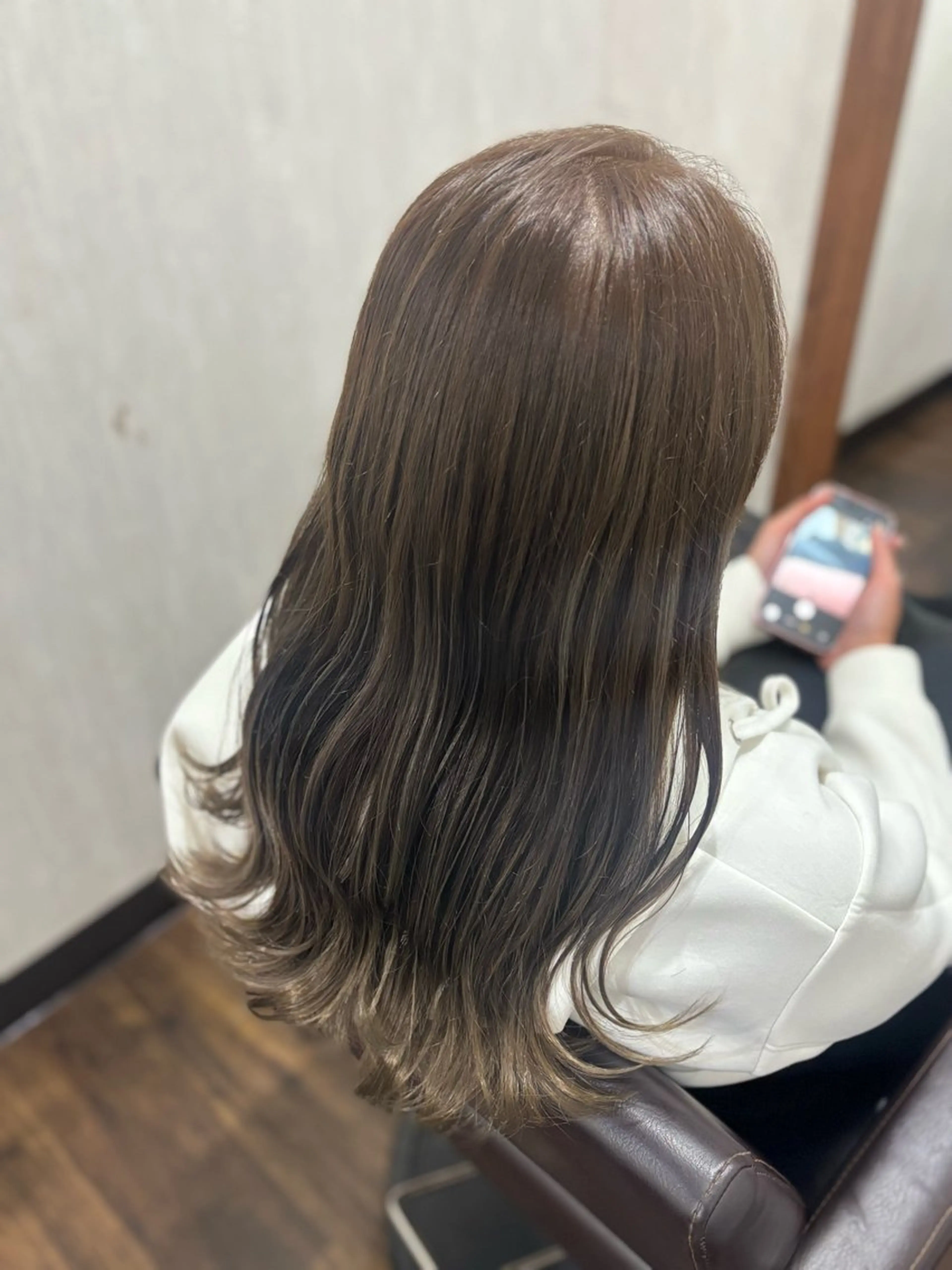 ロング カラー カラーモデル募集 ☘️もえな☘️のヘアスタイル
