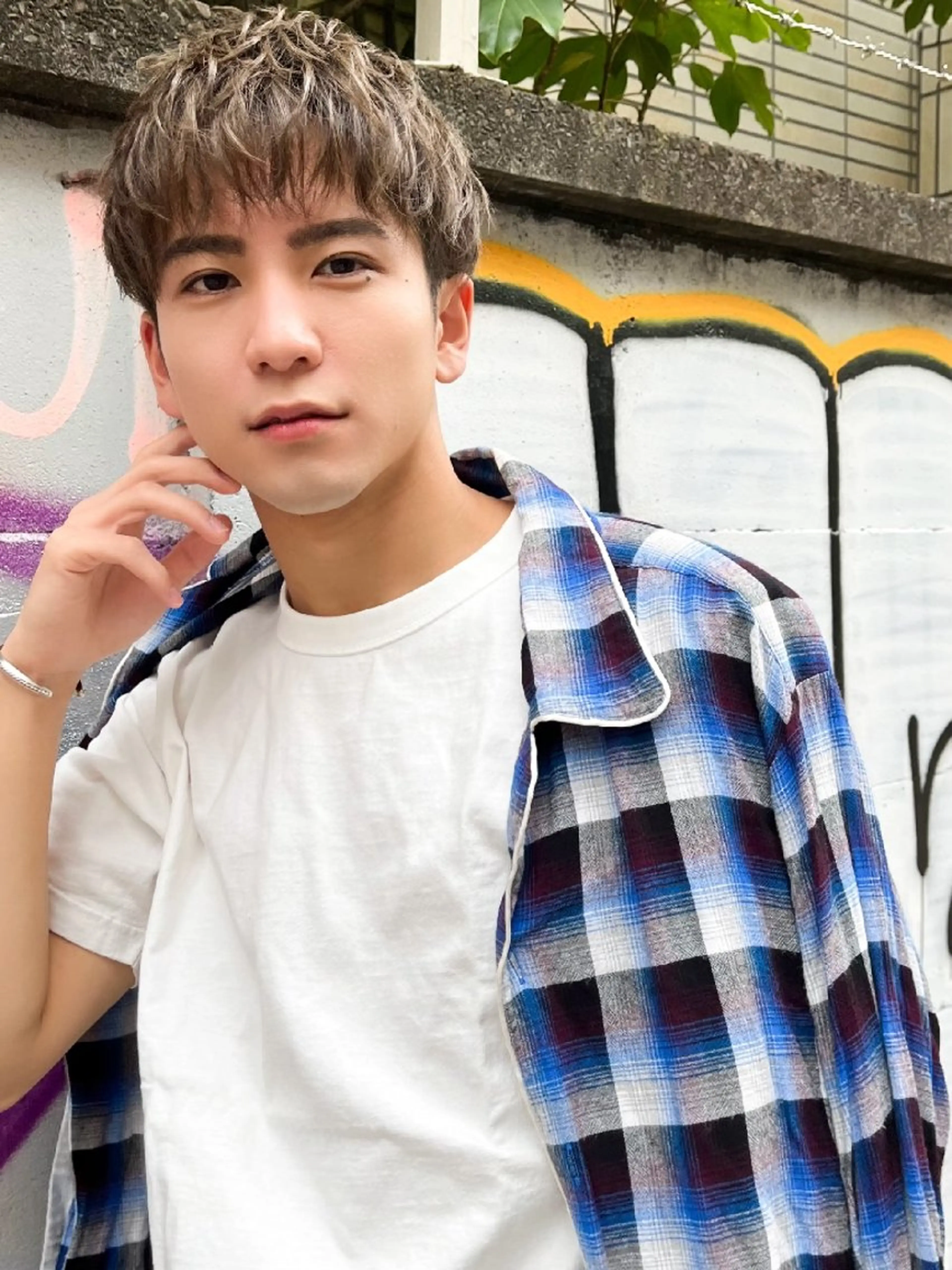 ショート カラー パーマ ヘアアレンジ メンズ カット パーマ トリートメント 【韓国ヘア】 人気No.1/ユウキのヘアスタイル