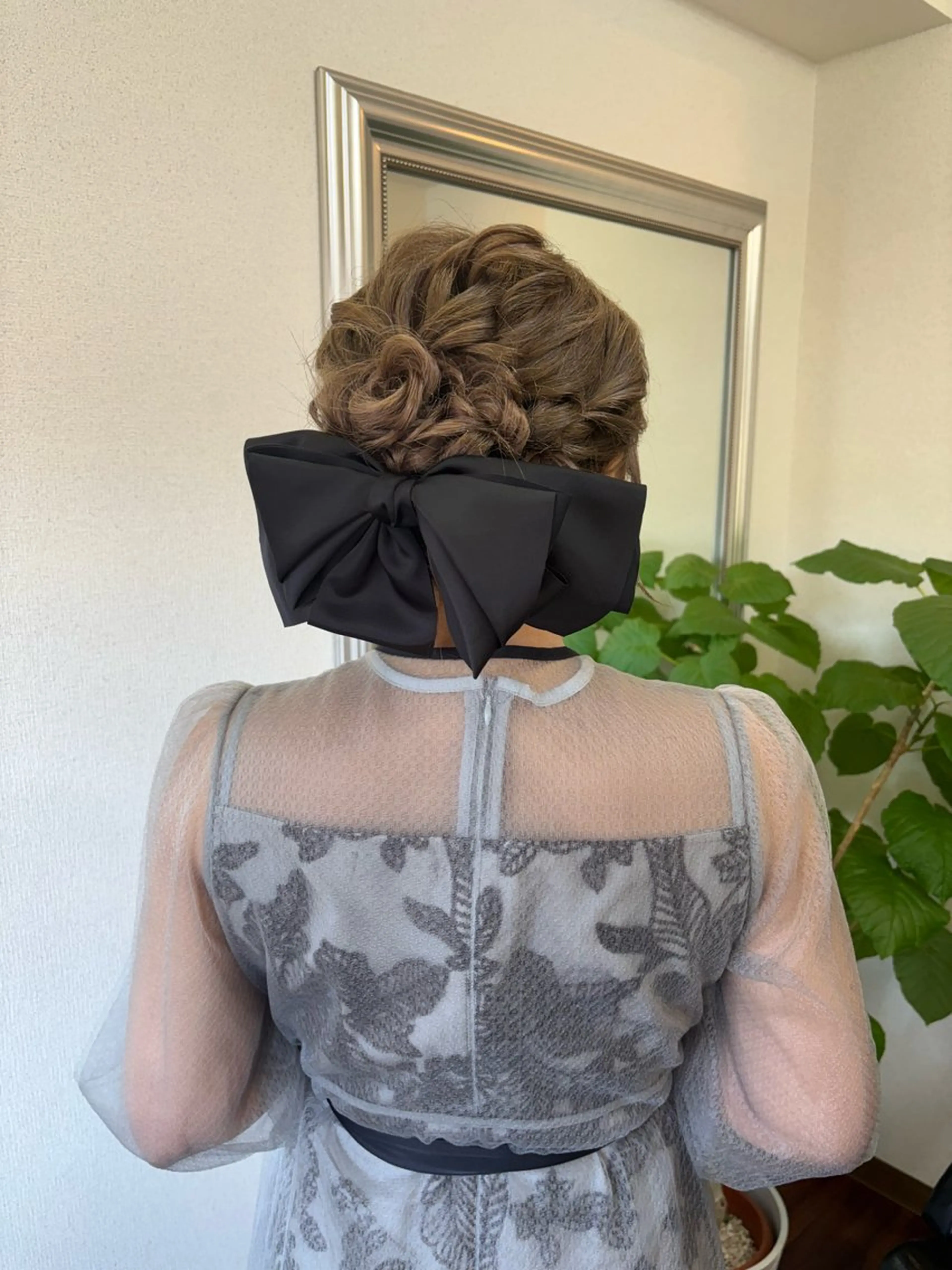 ミディアム カラー パーマ ヘアアレンジ ボブ ニュアンスパーマ ヘアセット 隠れ家サロンso you所属・yukimi .のヘアスタイル