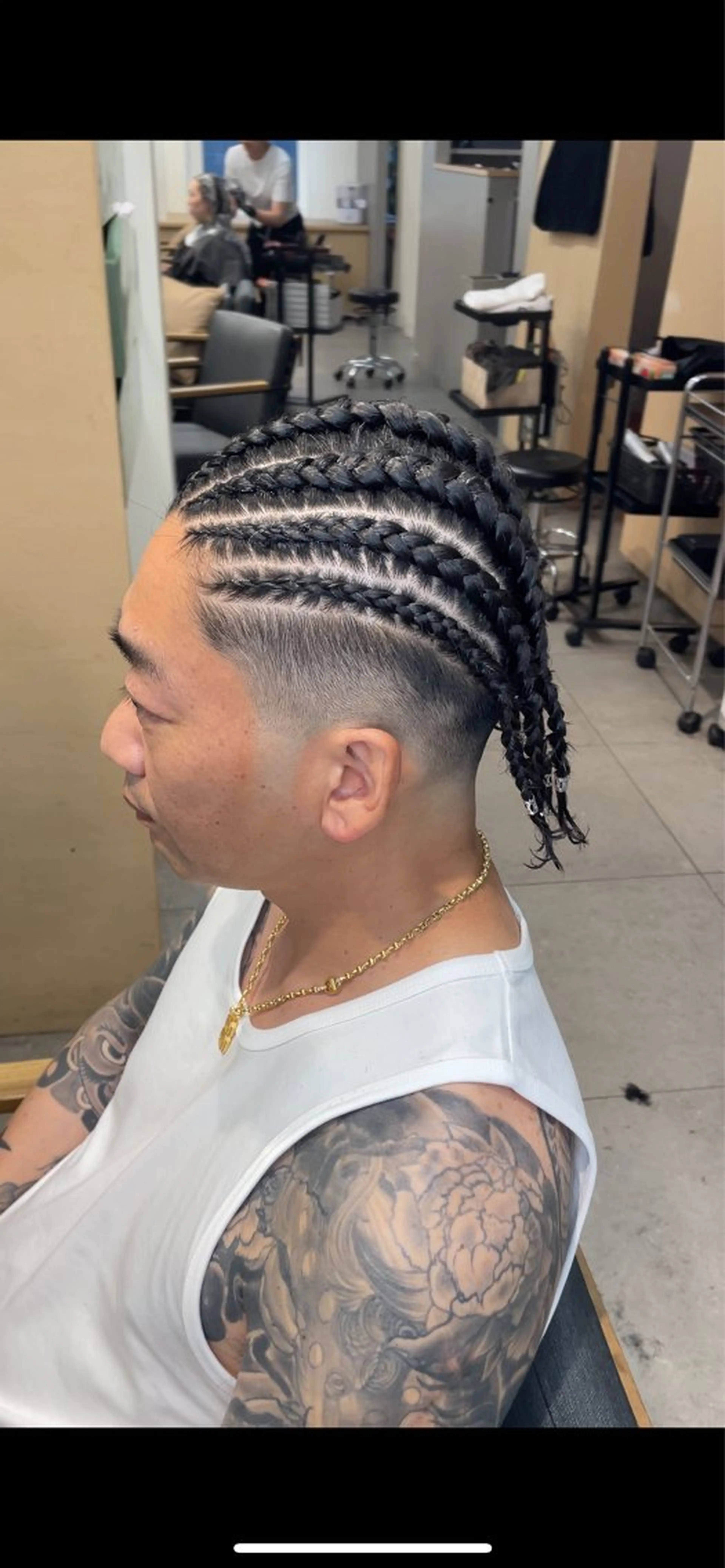 メンズ ヘアセット Le'a所属・渋谷/フェード/ 國分 翔のヘアスタイル