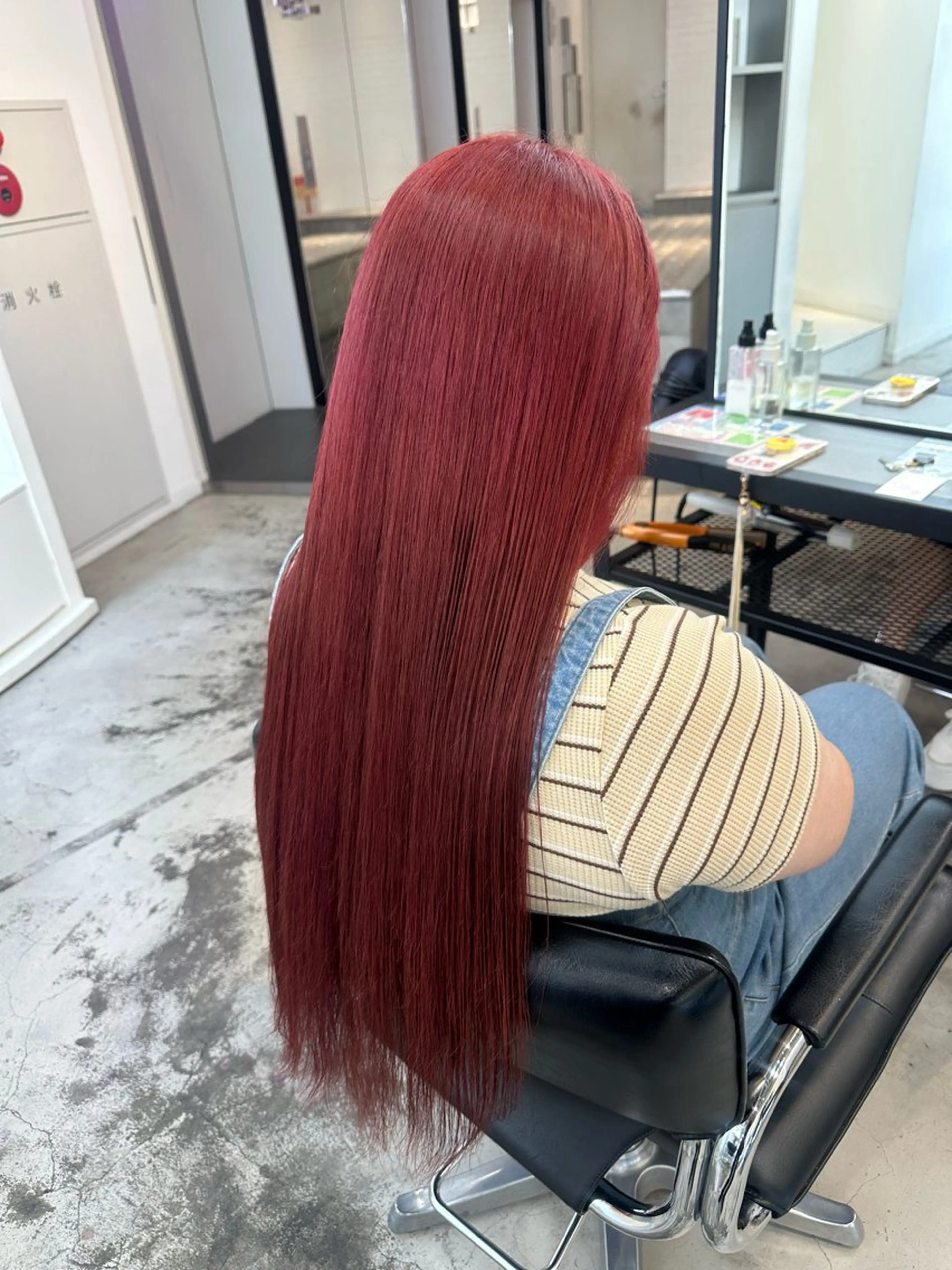 セミロング カラー パーマ ヘアアレンジ メンズ ヘアカラー 暖色💖ツヤ髪💖 masae🌼のヘアスタイル