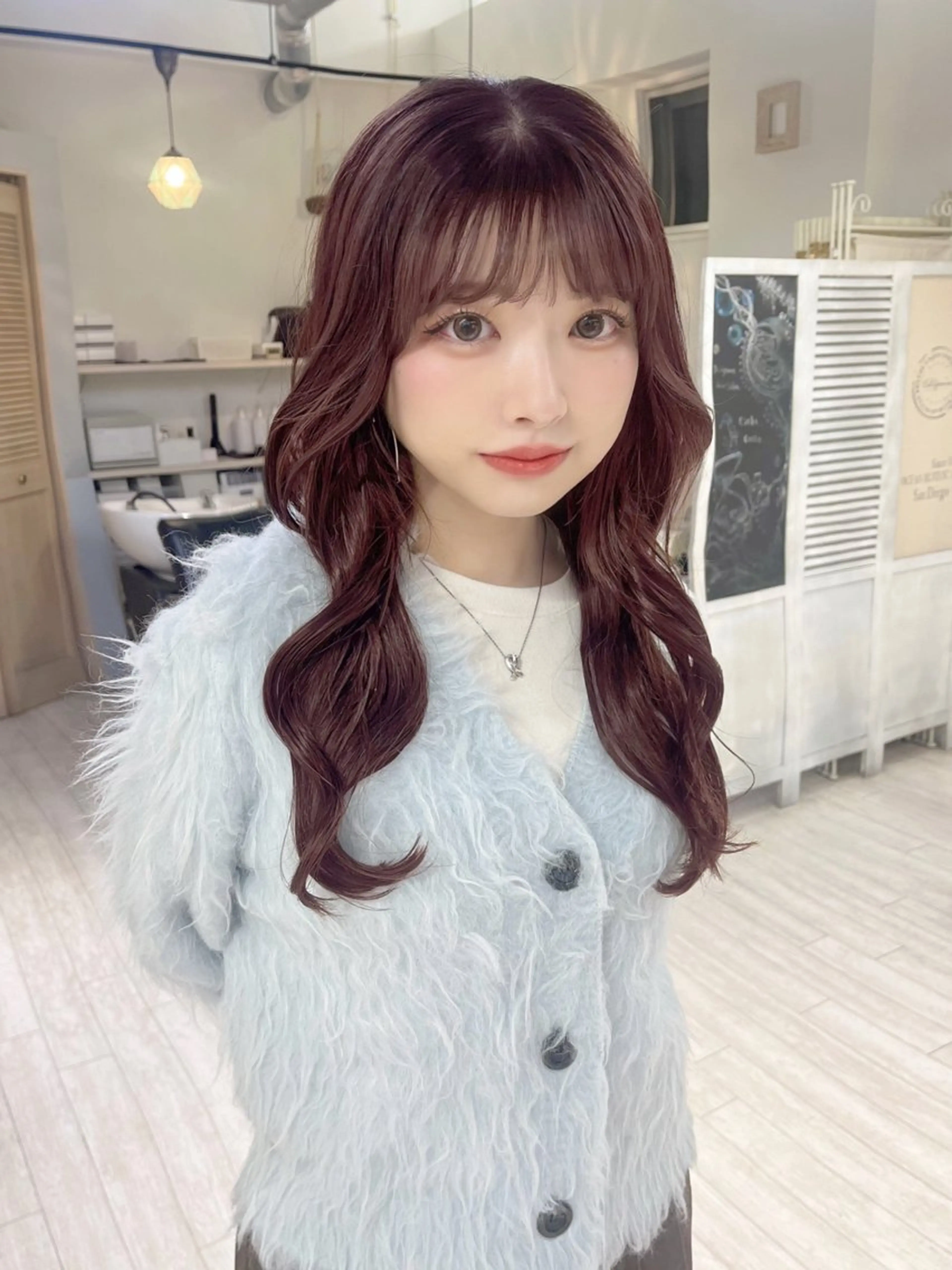 ロング カラー ヘアカラー トリートメント 🍓艶モテ暖色カラー 🎀mayu🍓のヘアスタイル