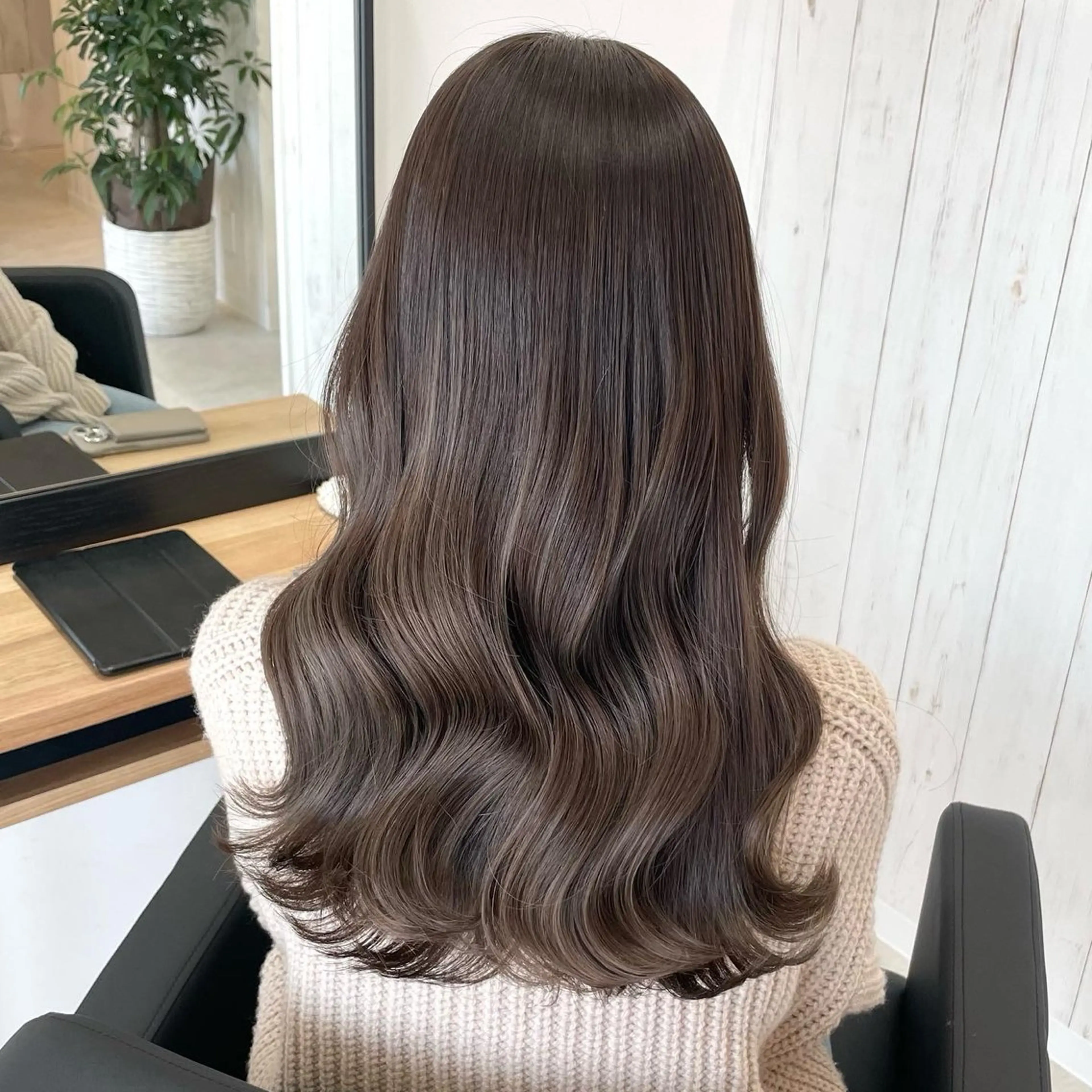 カラー ヘアカラー 水野 志保のヘアスタイル