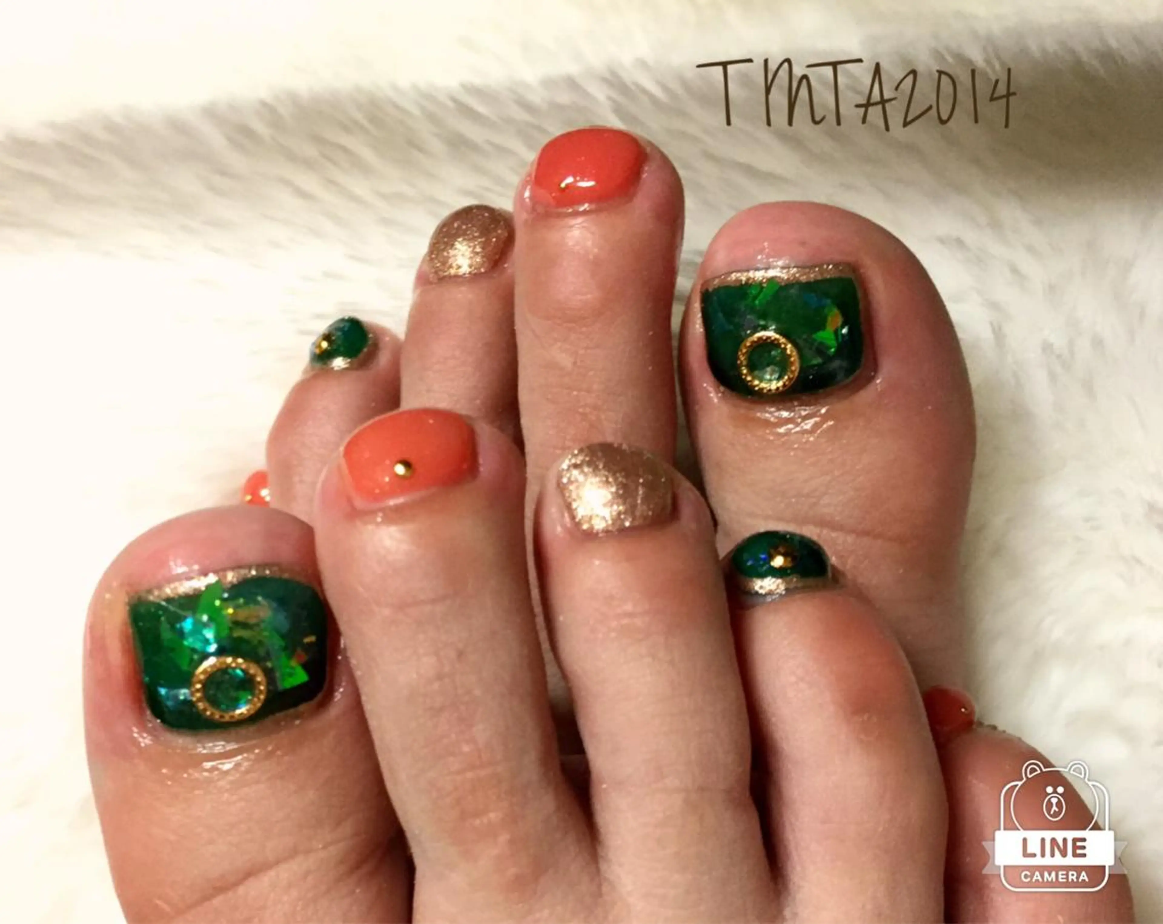 ネイル フットネイル ネイルサロン ティンタ所属・馬場 典子のネイルデザイン