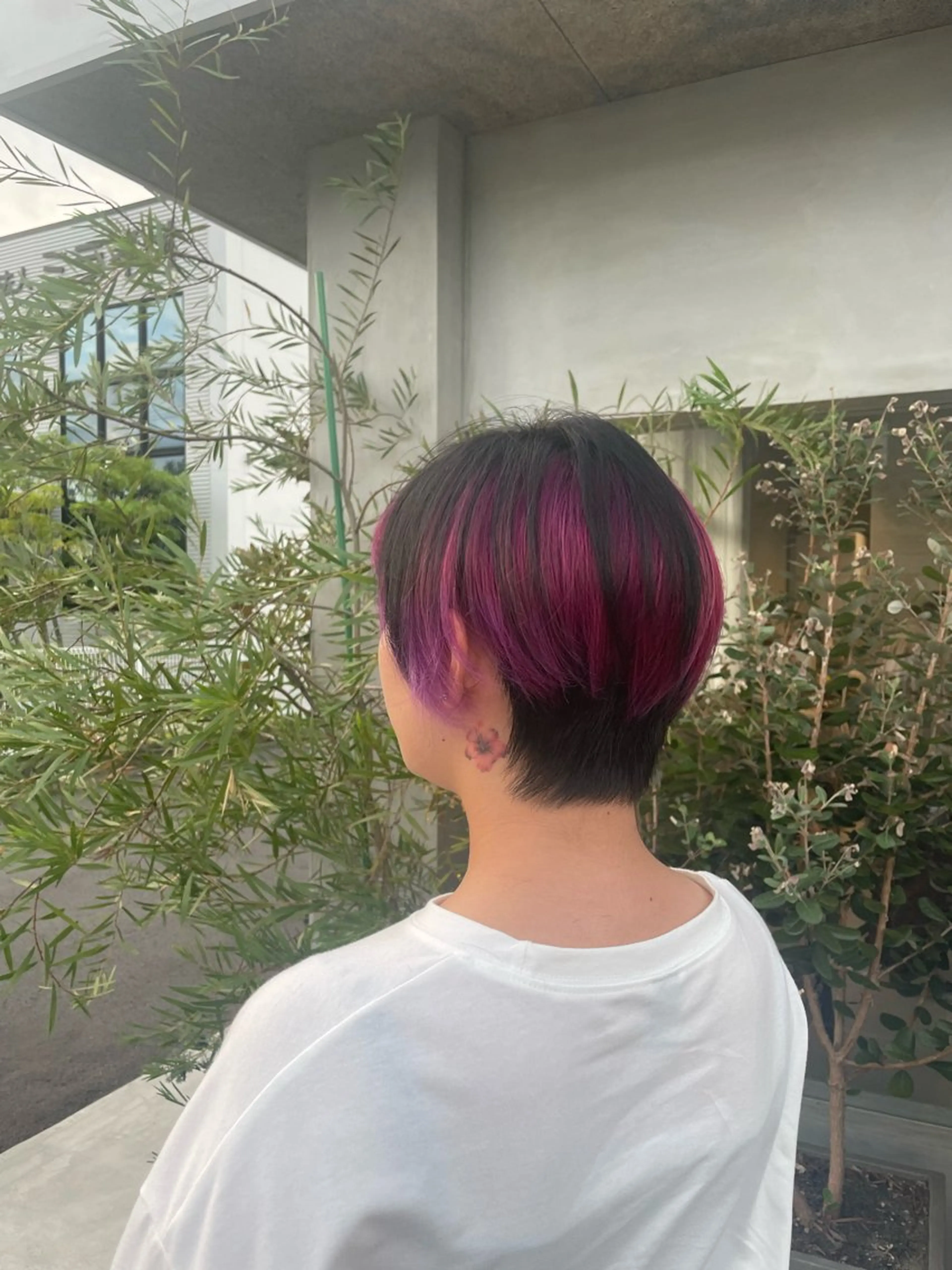 ショート カラー ヘアカラー トリートメント 透明感/艶髪カラー/ 韓国/rinaのヘアスタイル