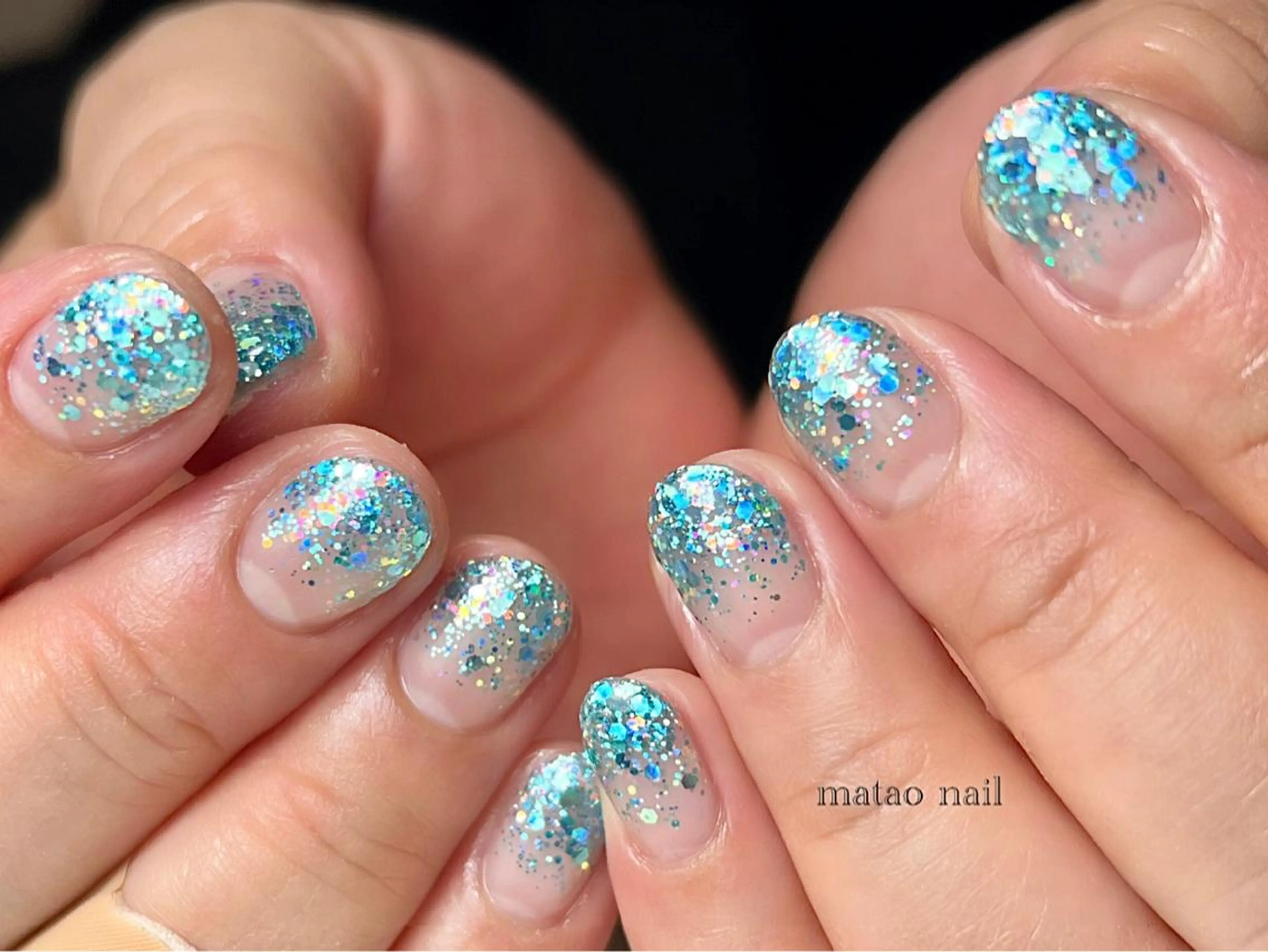 ネイル ラメ(グリッター) 春ネイル ハンドネイル フットネイル matao nailのネイルデザイン