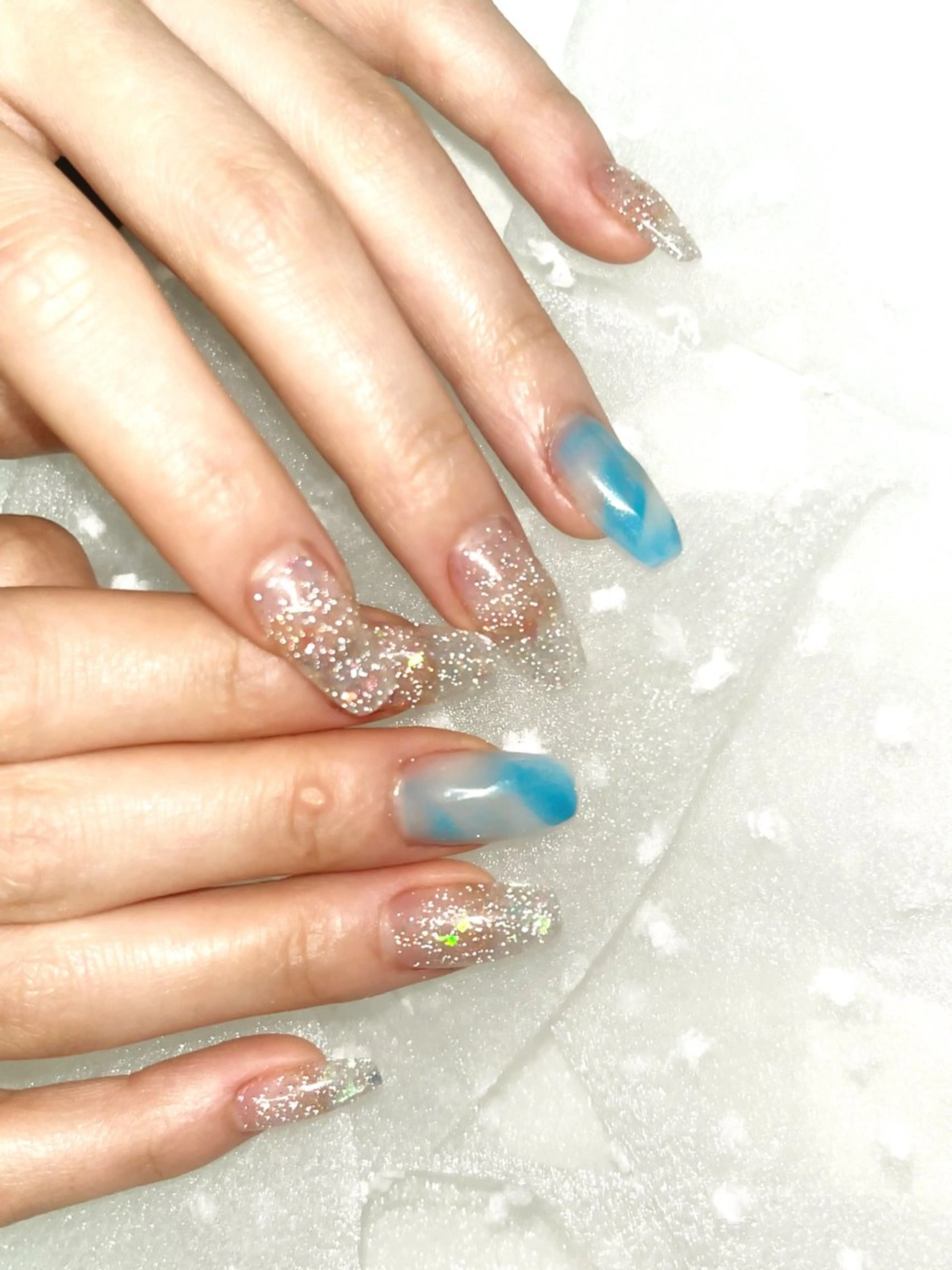 ネイル 長さ出し スカルプネイル ハンドネイル plaisir所属・plaisir プレジールネイルのネイルデザイン