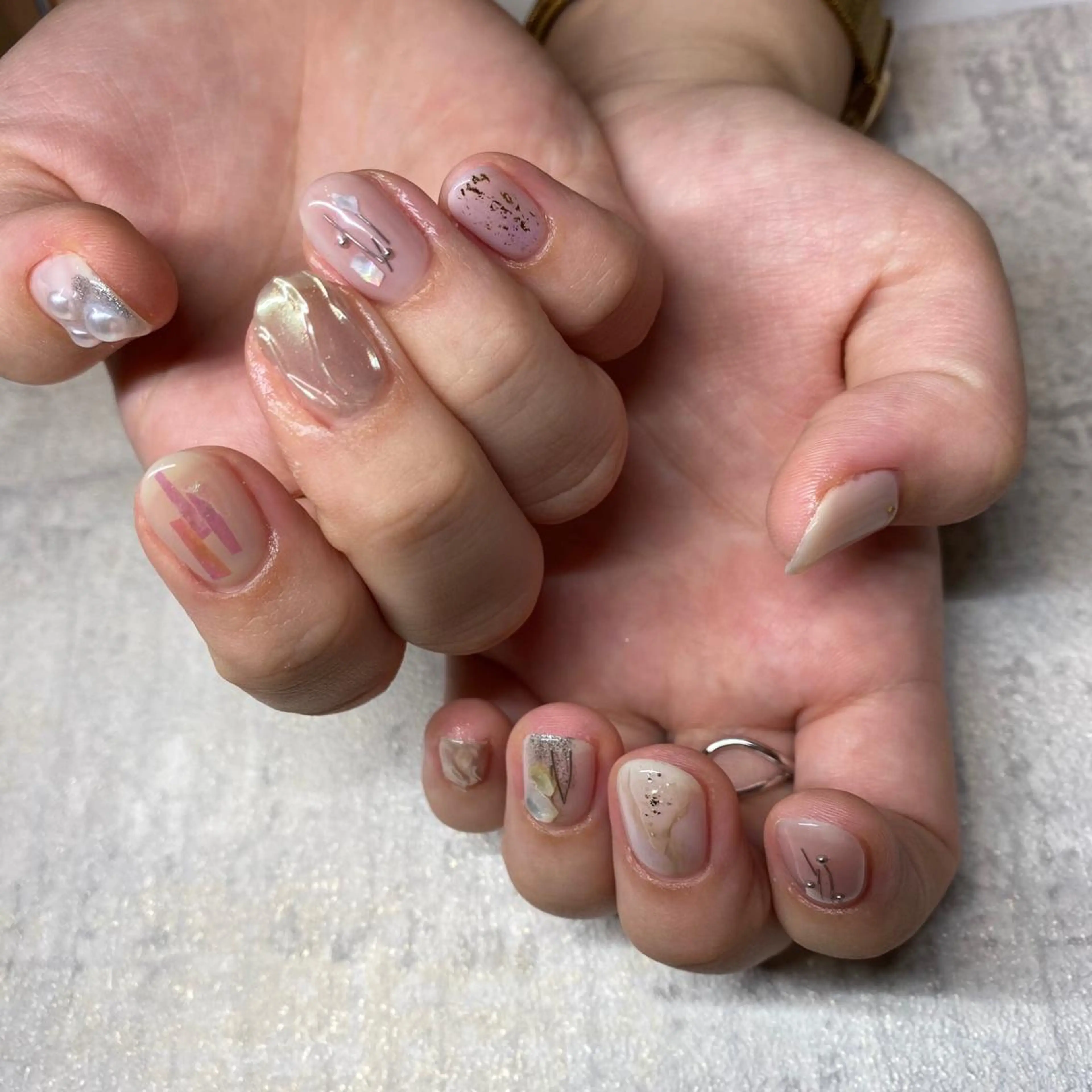 ネイル ハンドネイル NORA nail UMEDAのネイルデザイン