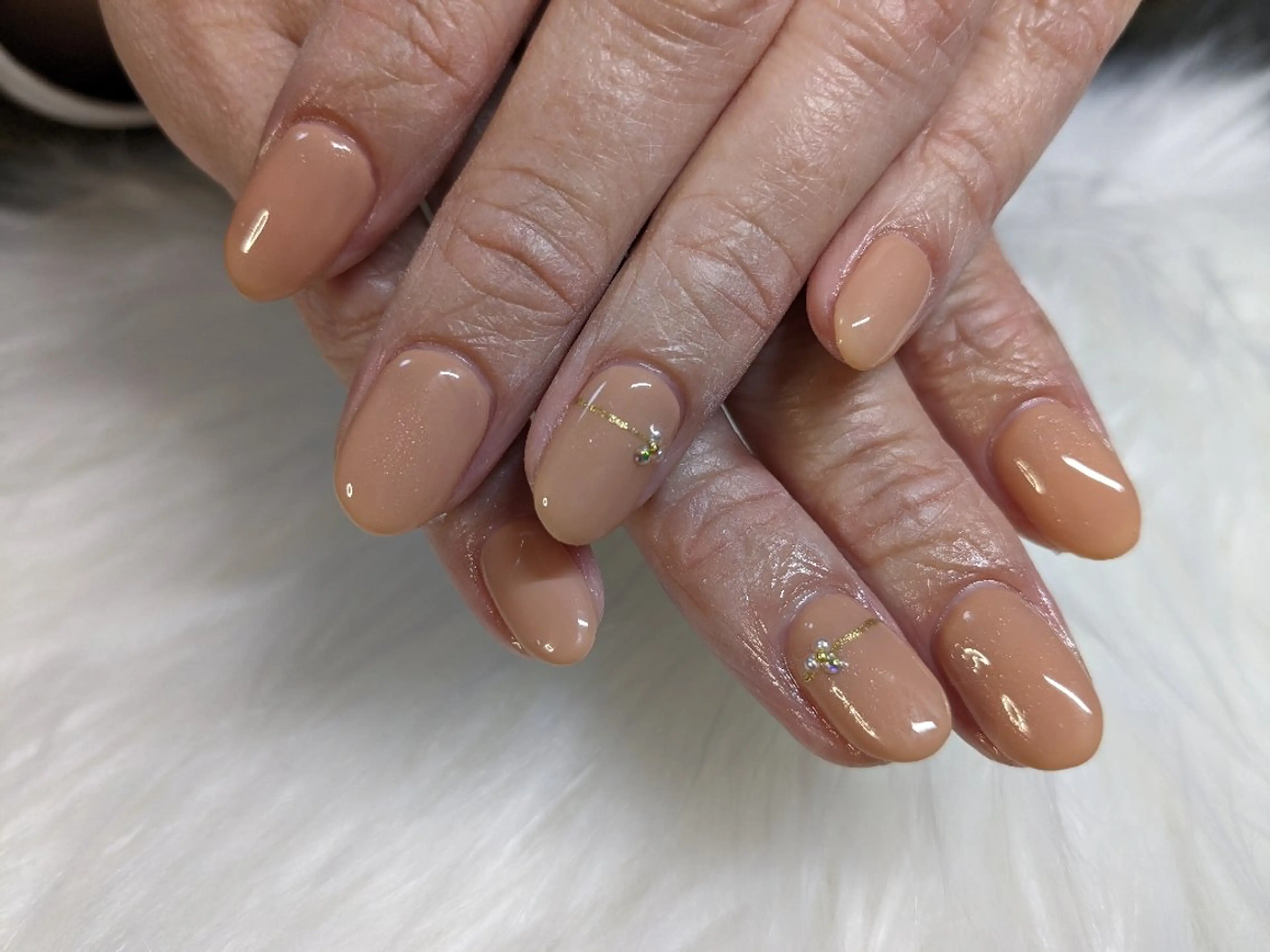 【ハンド】シンプルアート2本の写真