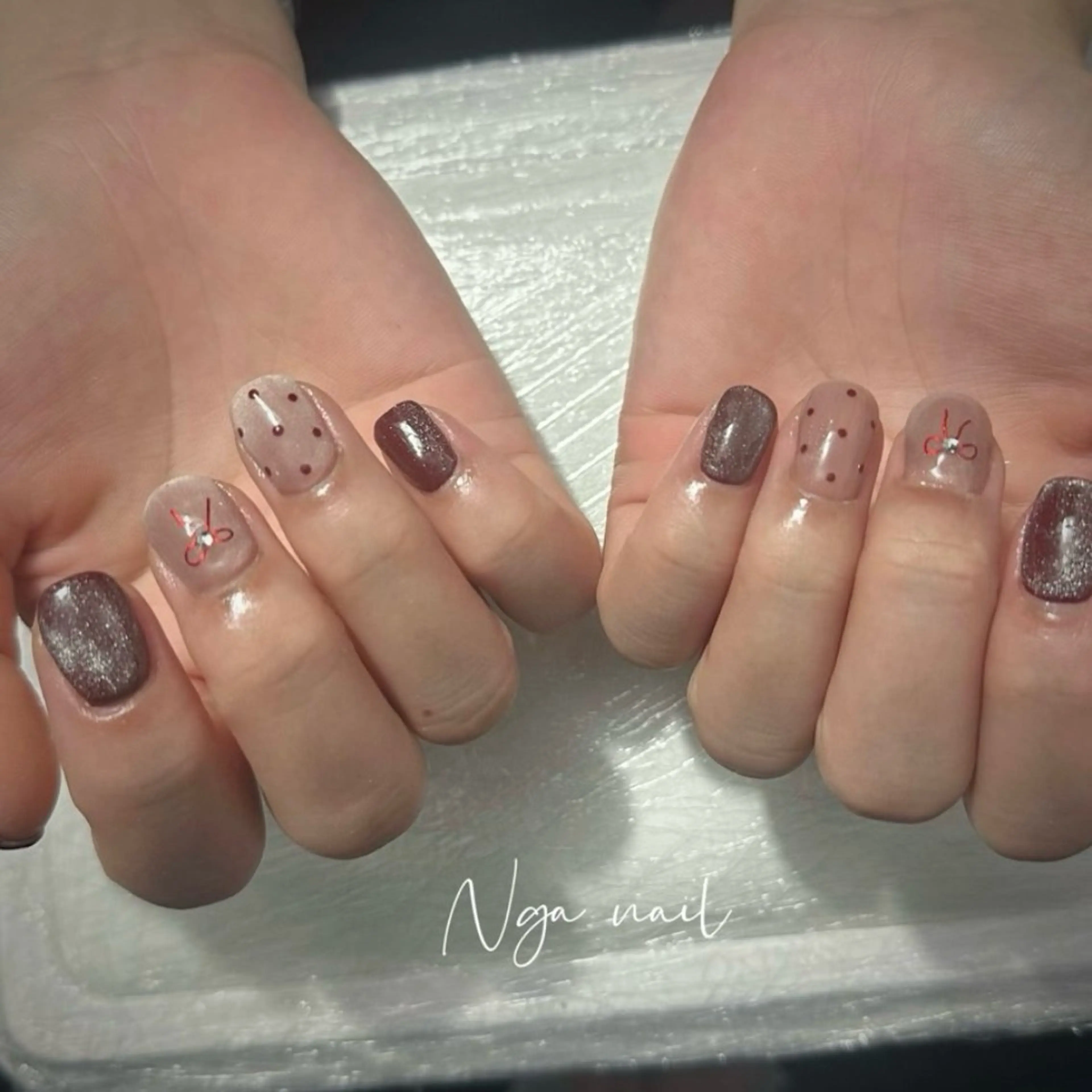 ミディアム ガー NAILのネイルデザイン