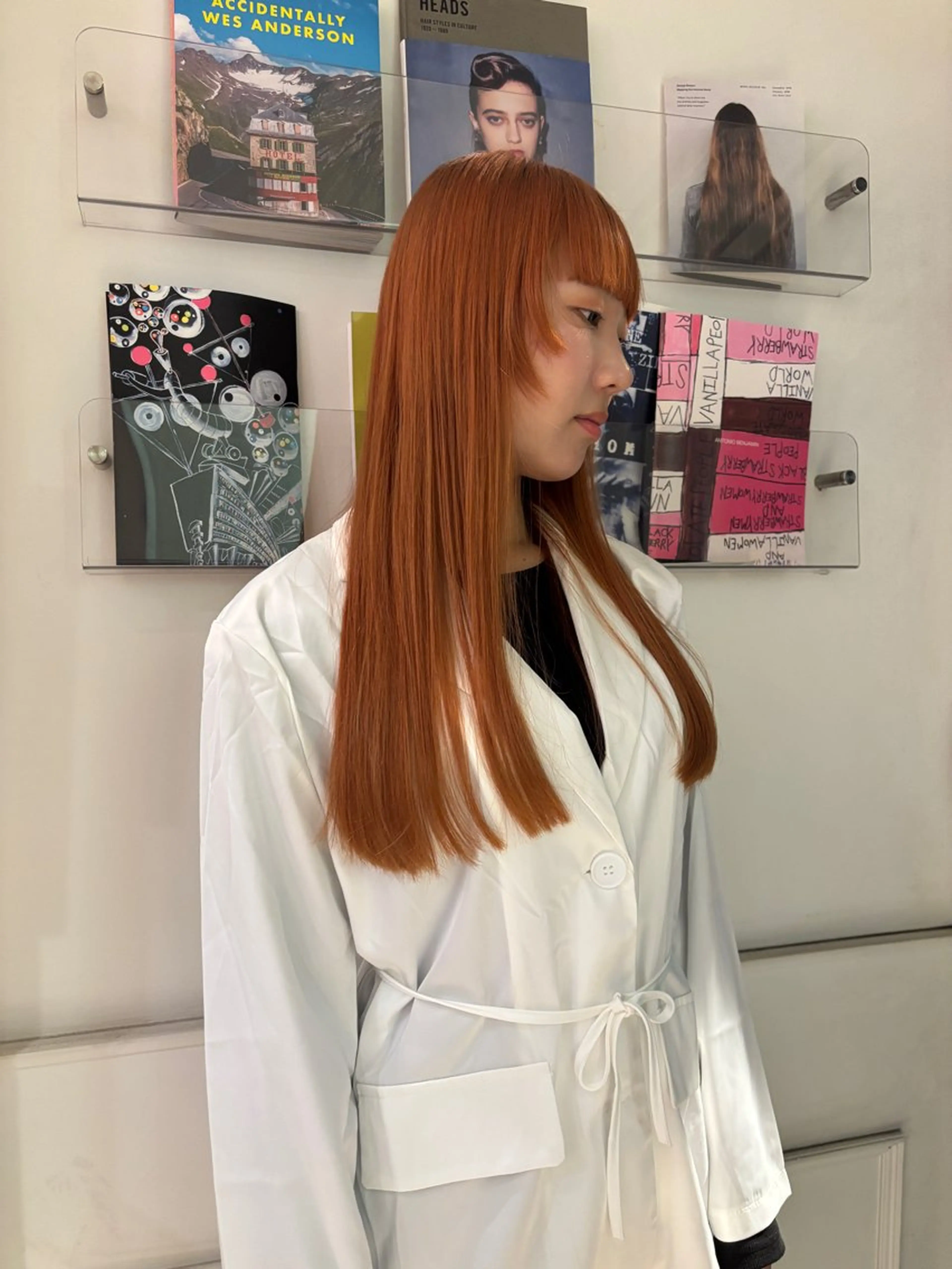 セミロング ヘアカラー トリートメント musiiik saya/今泉のヘアスタイル