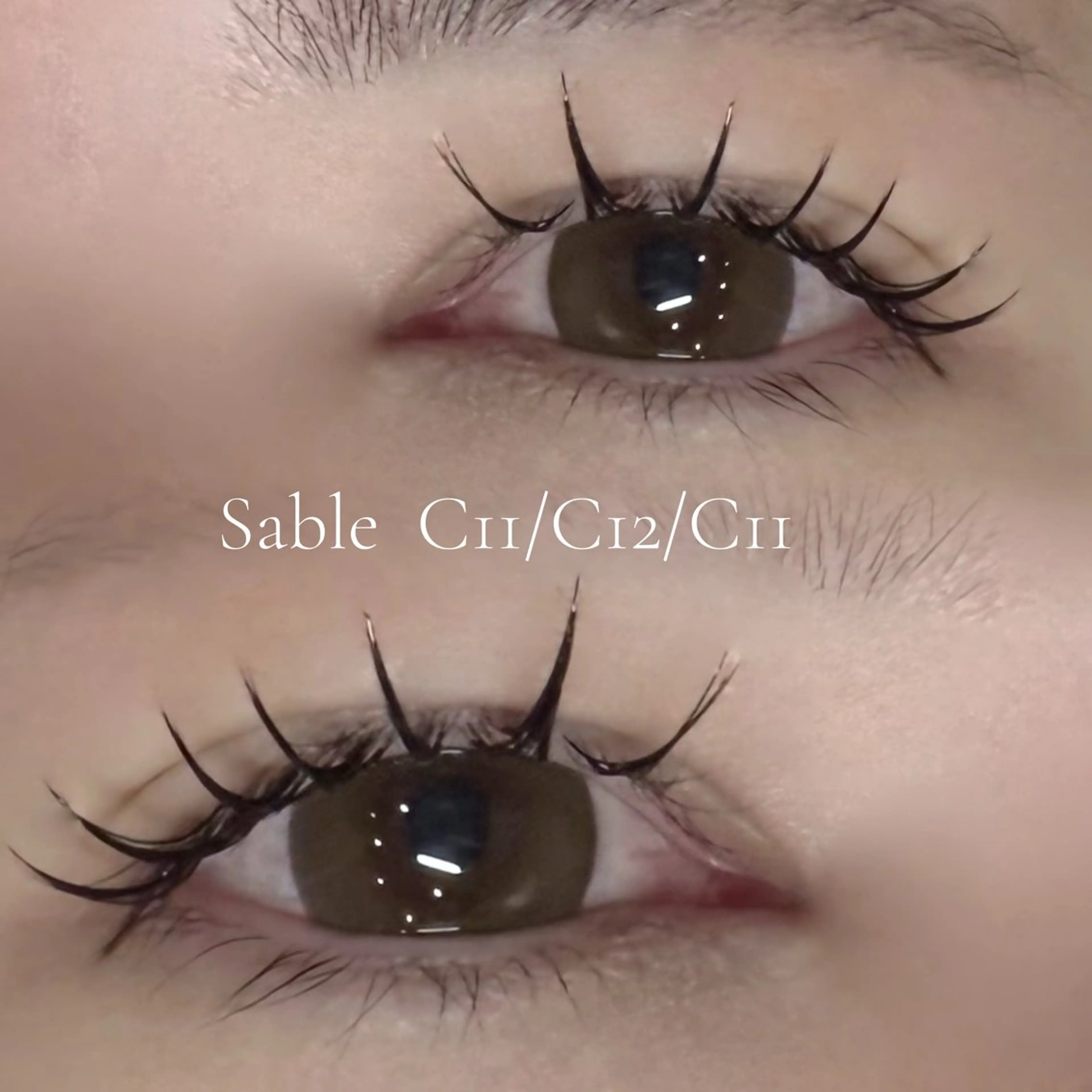 マツエク・マツパ 瀬名波 舞桜のマツエク・マツパデザイン