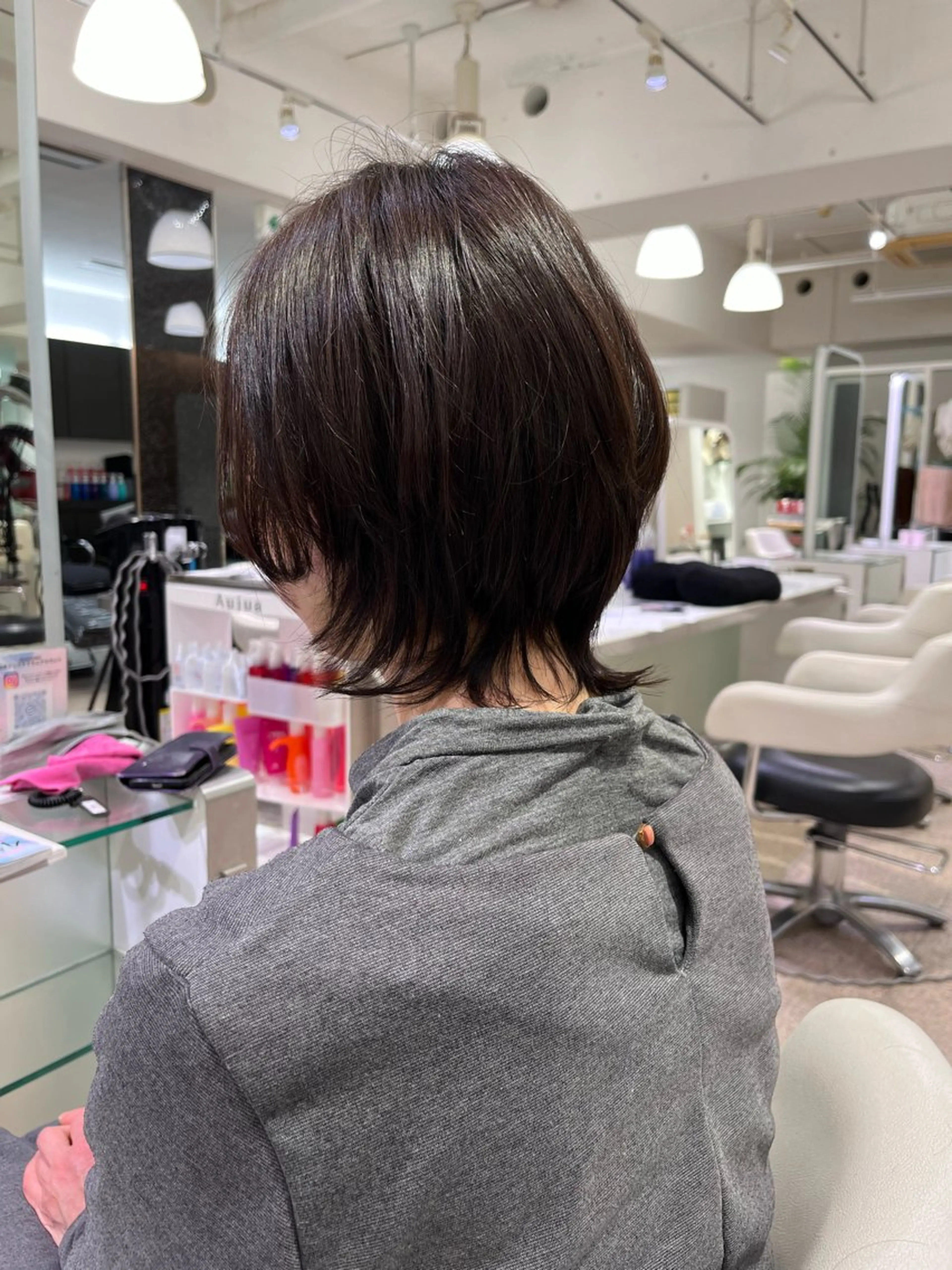 ショート 顔周りカット ショートヘア ウルフカット 天神 大名 ショート ボブ 宇土あやかのヘアスタイル