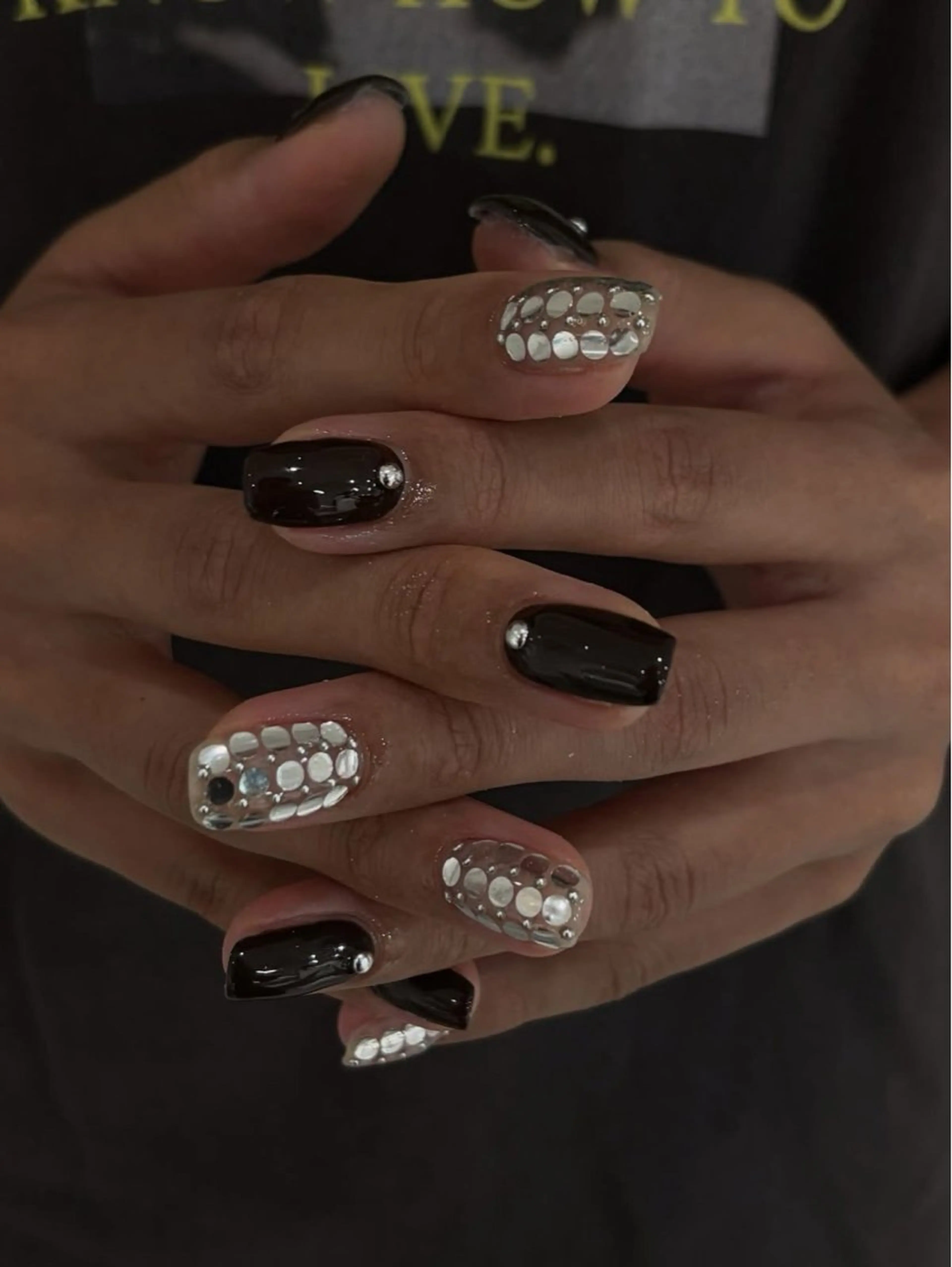 ネイル 韓国ネイル 持ち込み ニュアンスネイル ネイルチップ 冬ネイル RINN ANA.CHUOのネイルデザイン