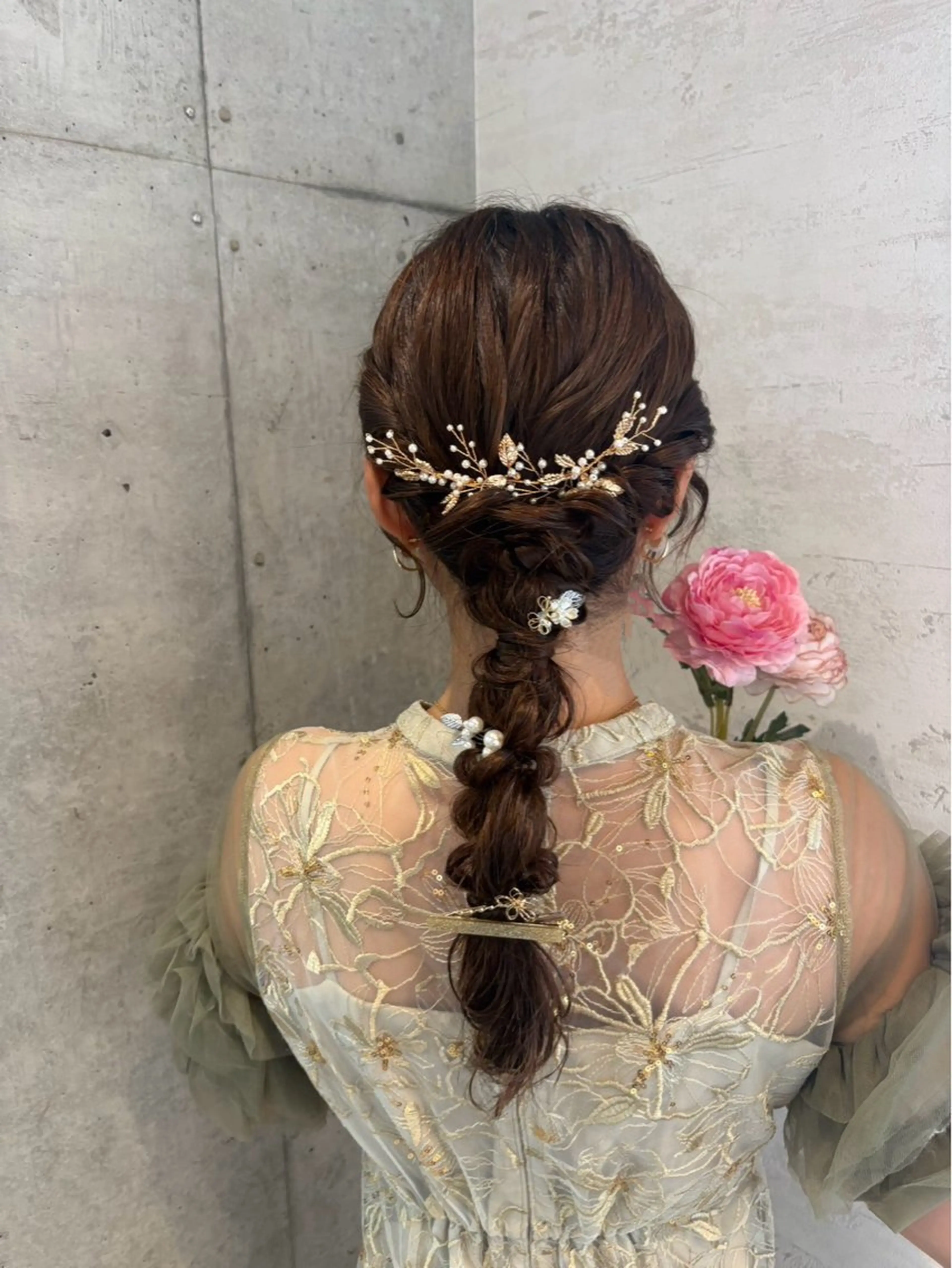 ロング ヘアアレンジ ヘアセット Reve  resort所属・美髪× ヘアセット✨Araiのヘアスタイル