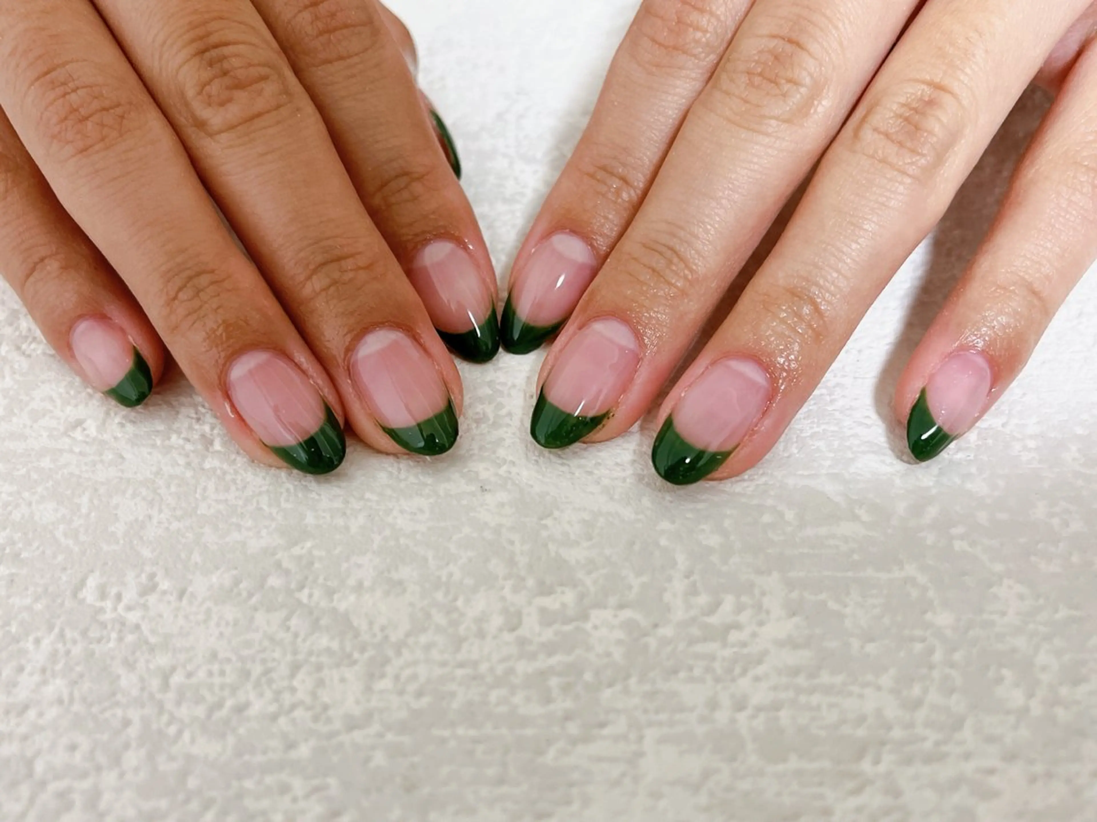 ネイル オーロラネイル フットネイル フレンチネイル ジェルネイル 韓国ネイル Mogu nail 二子玉川のネイルデザイン