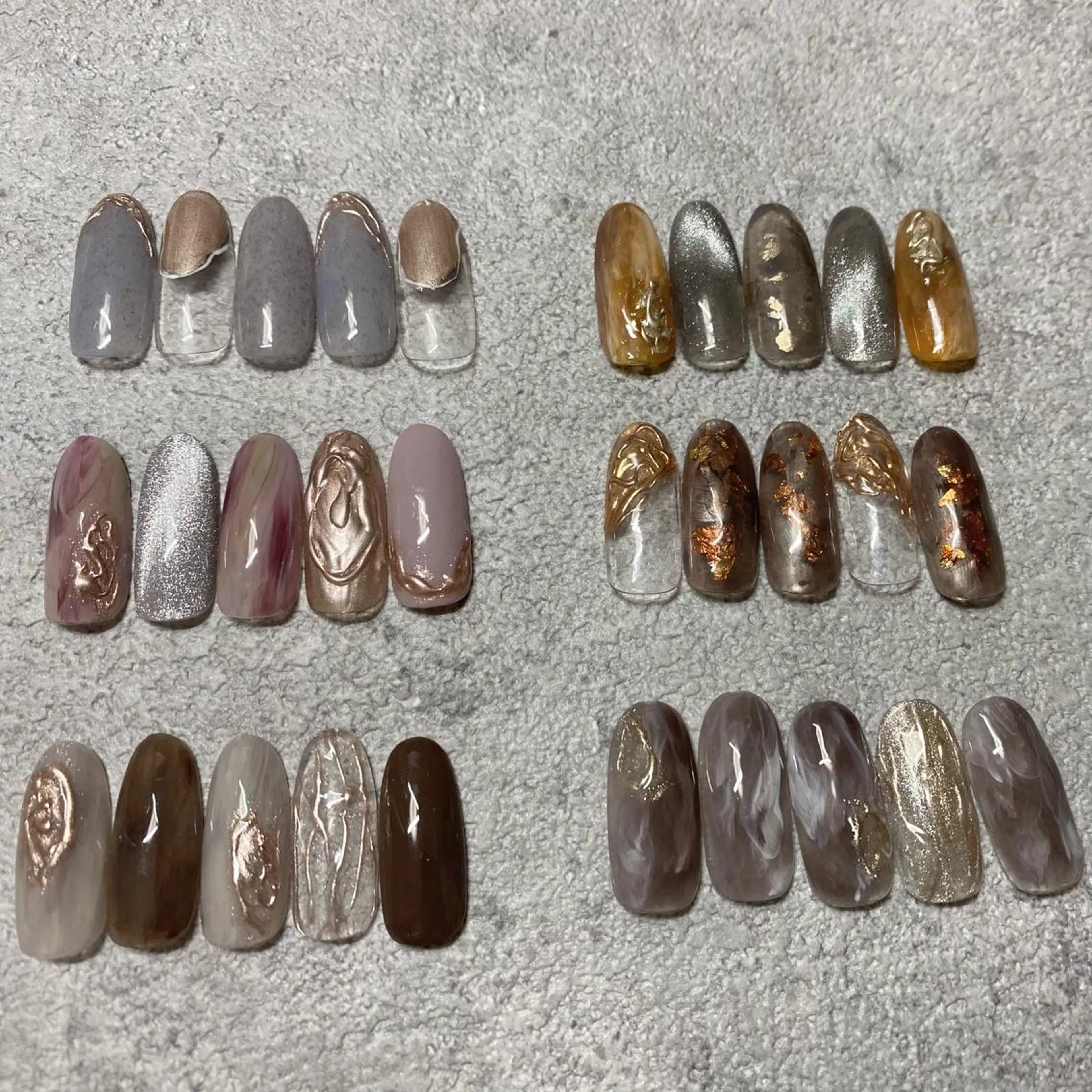 ネイル Ray. ／綺麗目ニュアンスのネイルデザイン