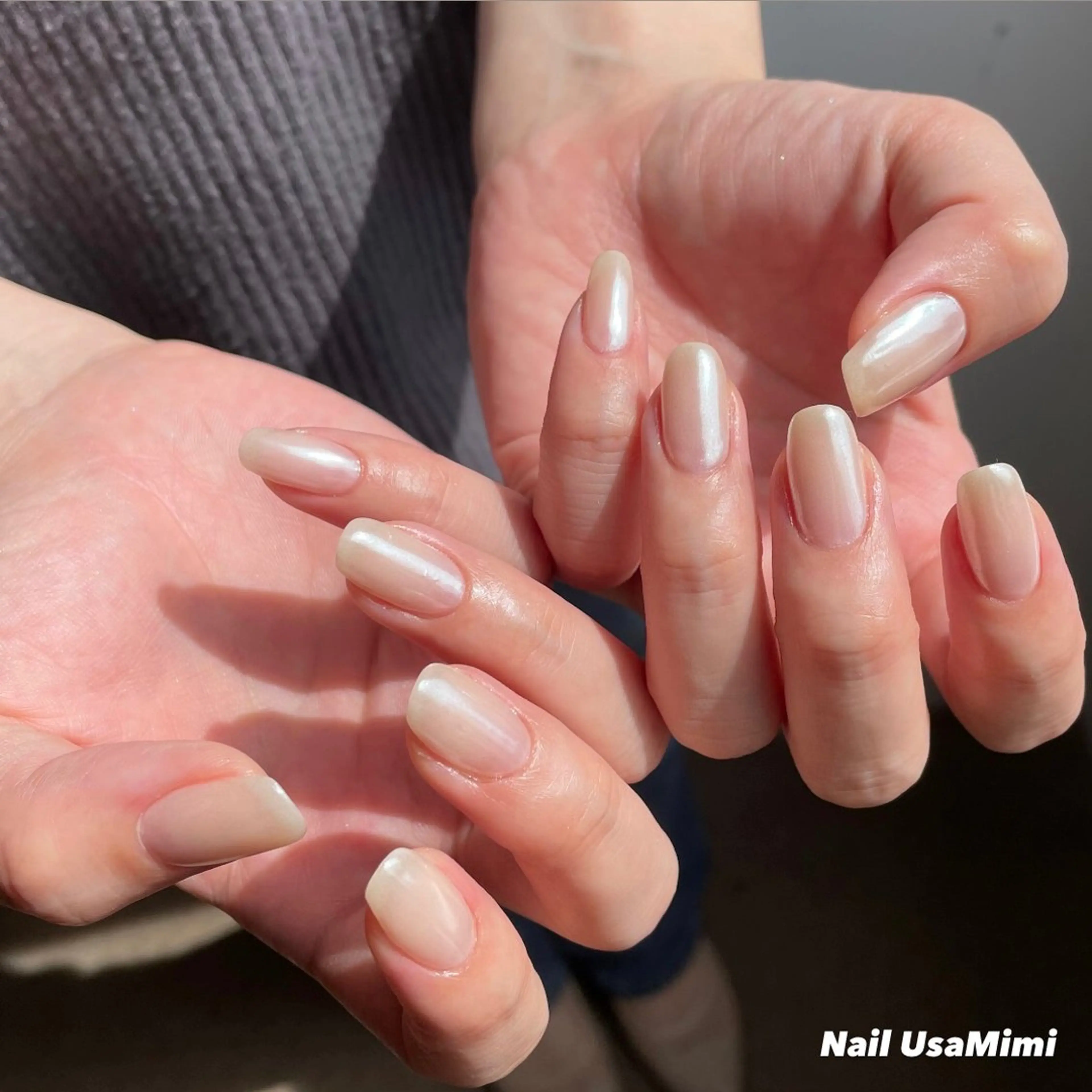 ネイル オーロラネイル 本町ネイルNail UsaMimiのネイルデザイン