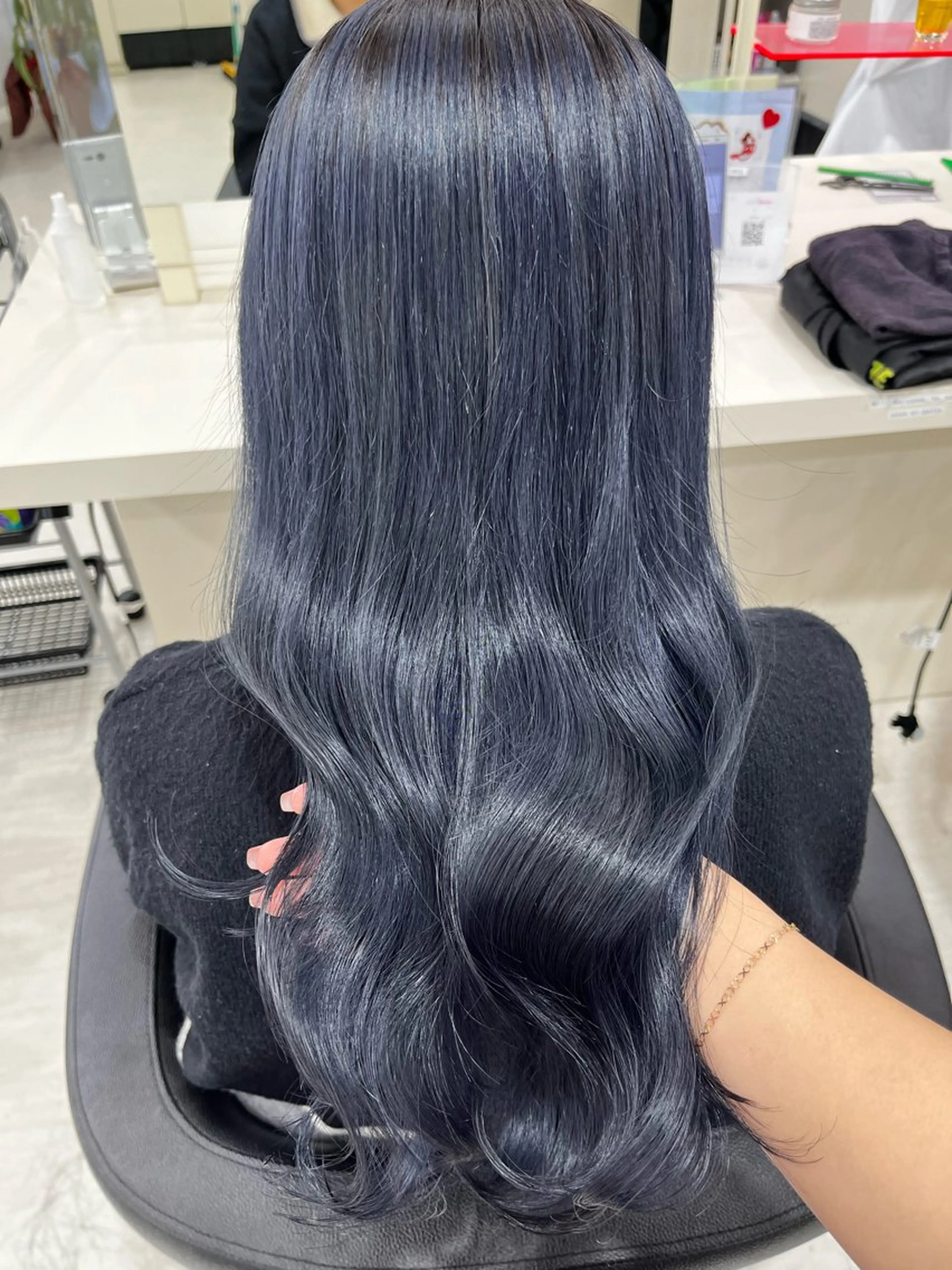 ミディアム カラー ヘアカラー 💟RINNA 艶カラー💟のヘアスタイル