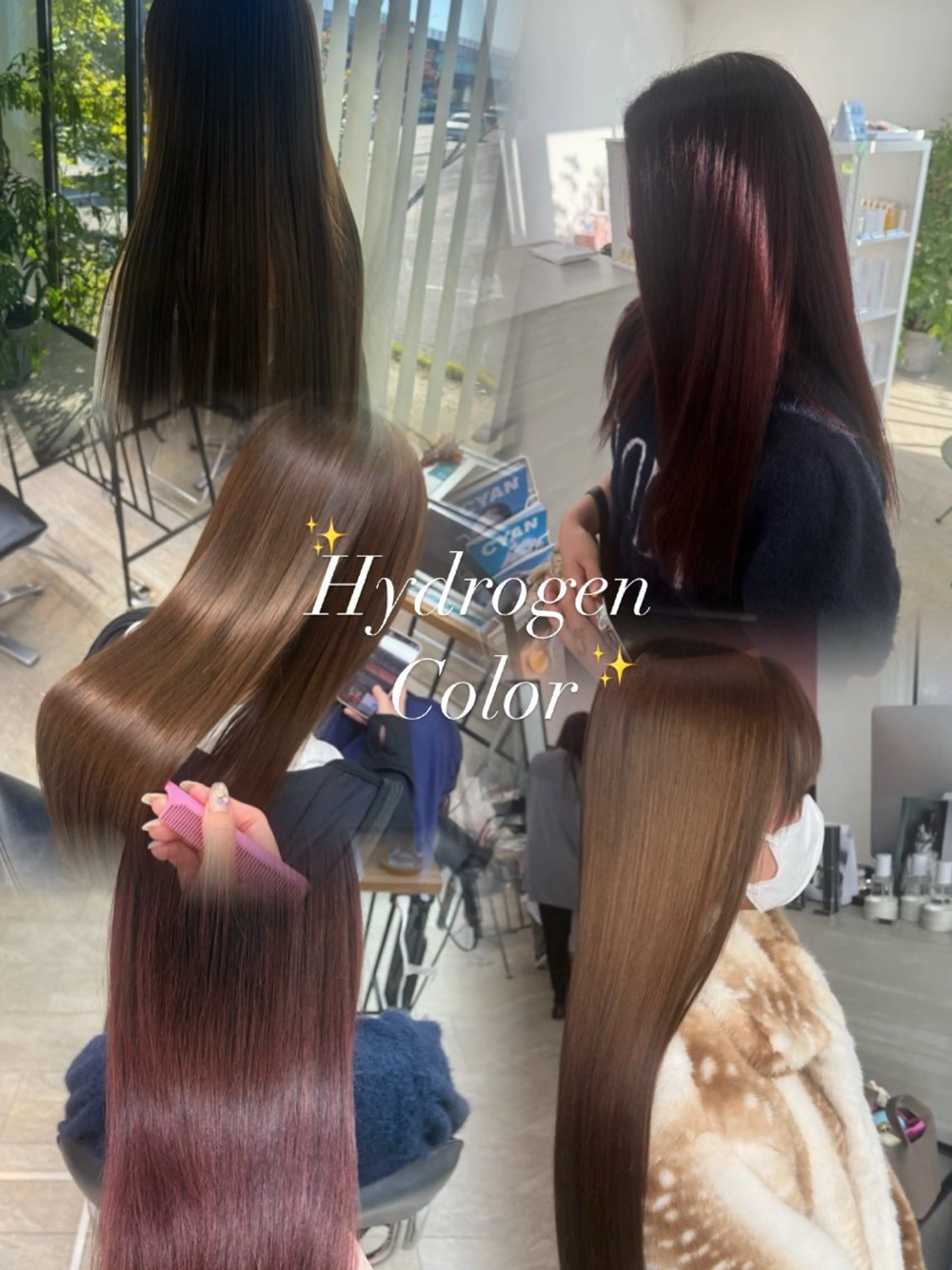 カラー ケアカラー Hamaguchi Naoのヘアスタイル