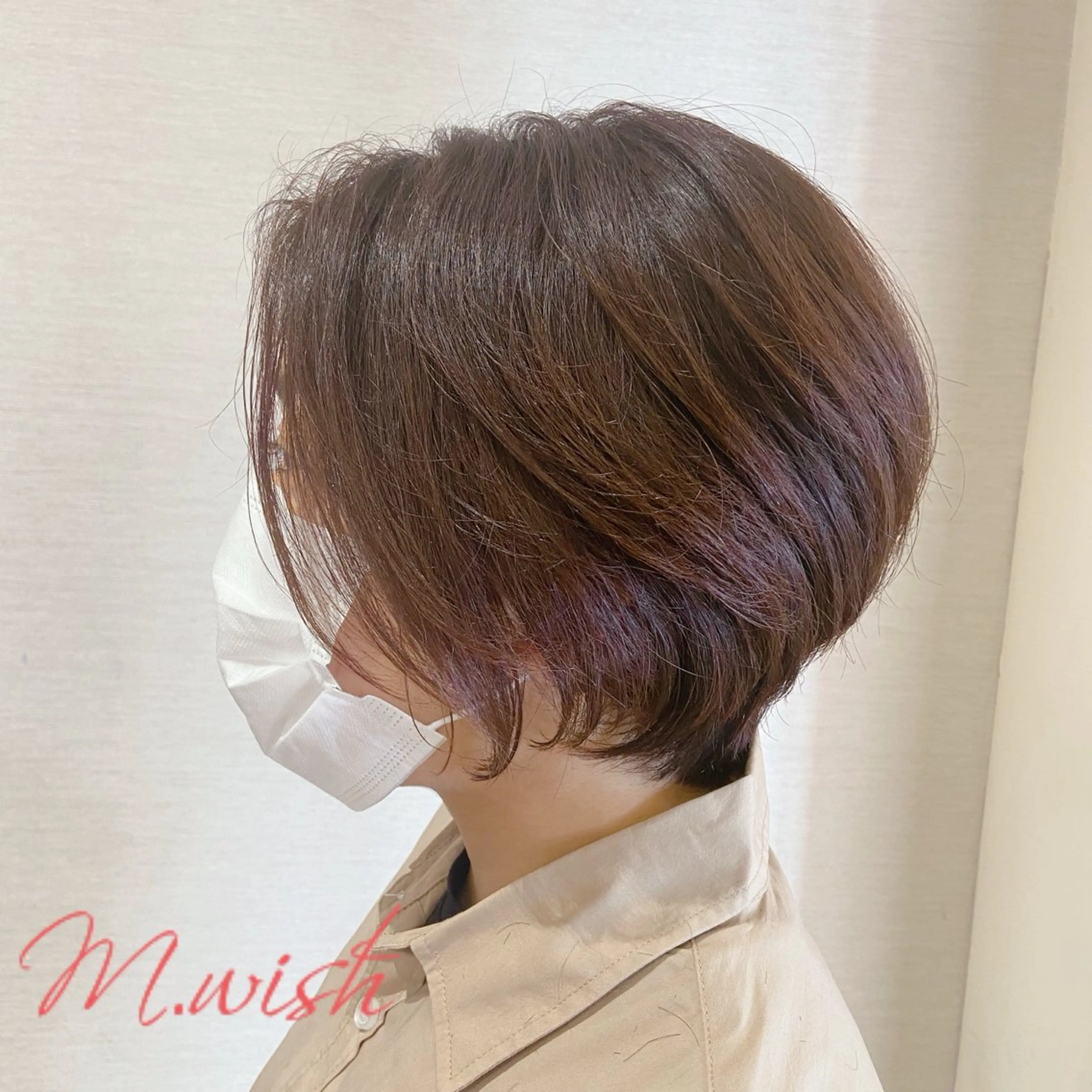 ショート カラー 長田 尚大のヘアスタイル