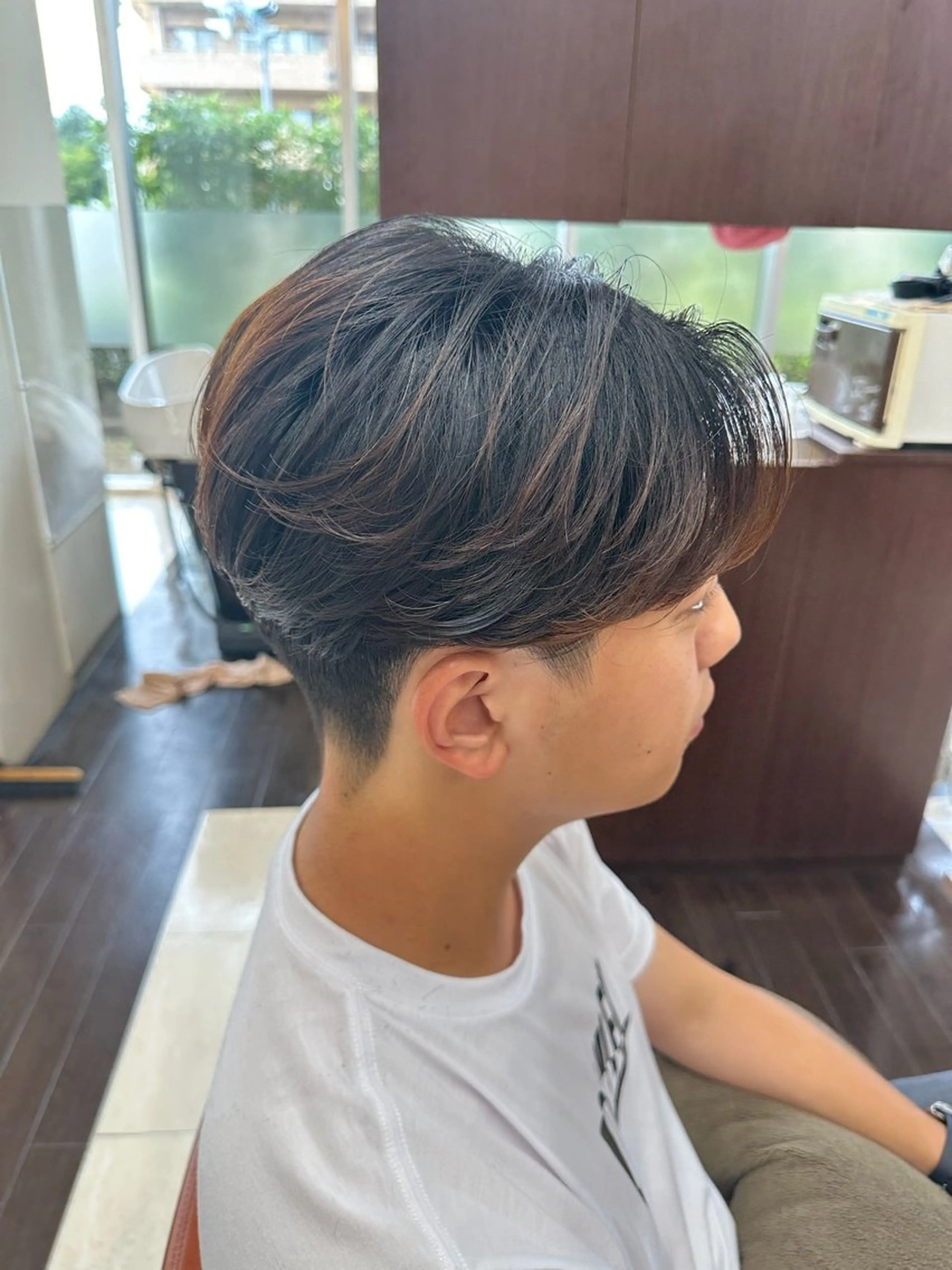 ショート カラー パーマ メンズ メンズパーマ ニュアンスパーマ カット ヘアセット 毎月230人担当/ メンズヘア/清和武虎のヘアスタイル