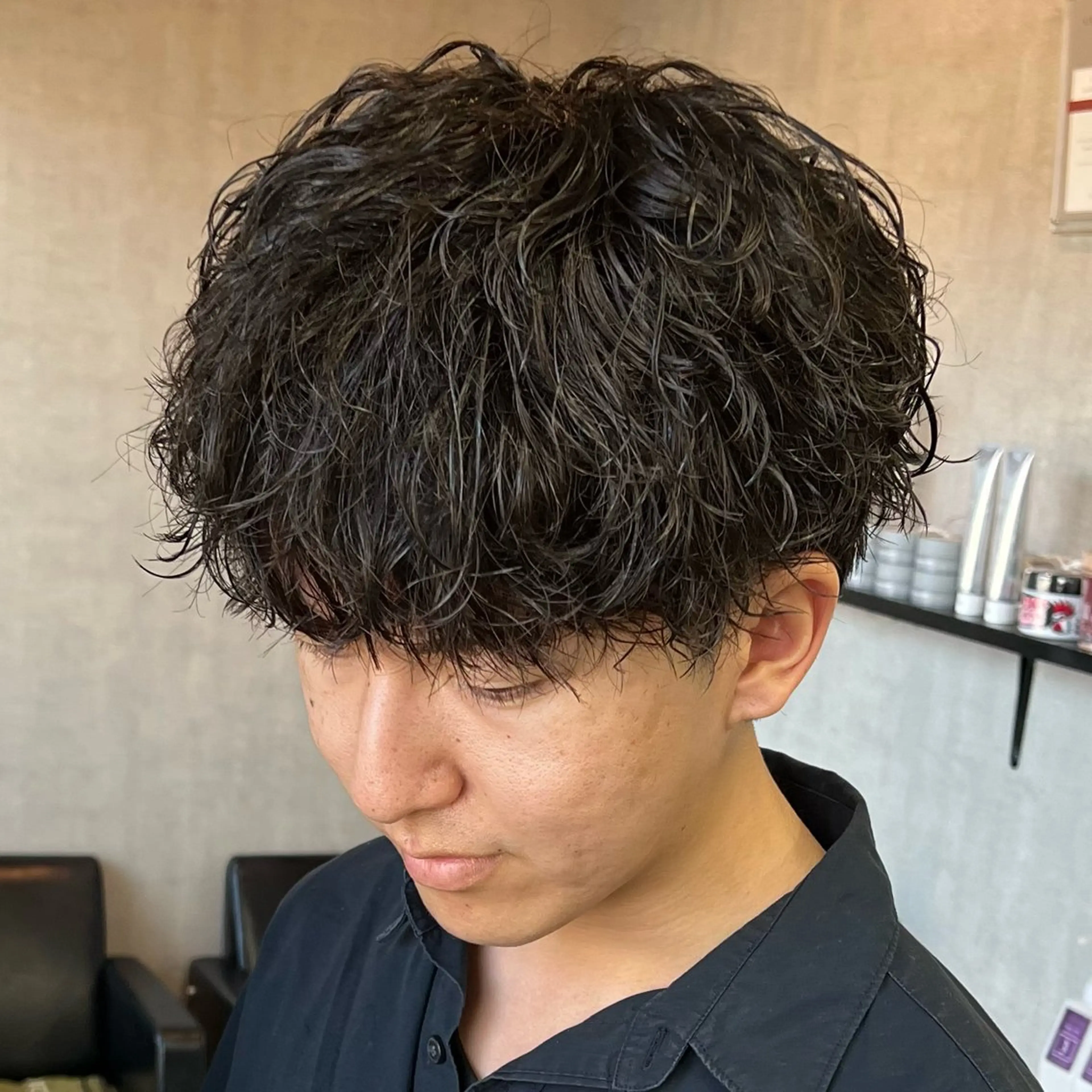 パーマ メンズ カット パーマ 💡似合わせのプロ 💡takutoのヘアスタイル