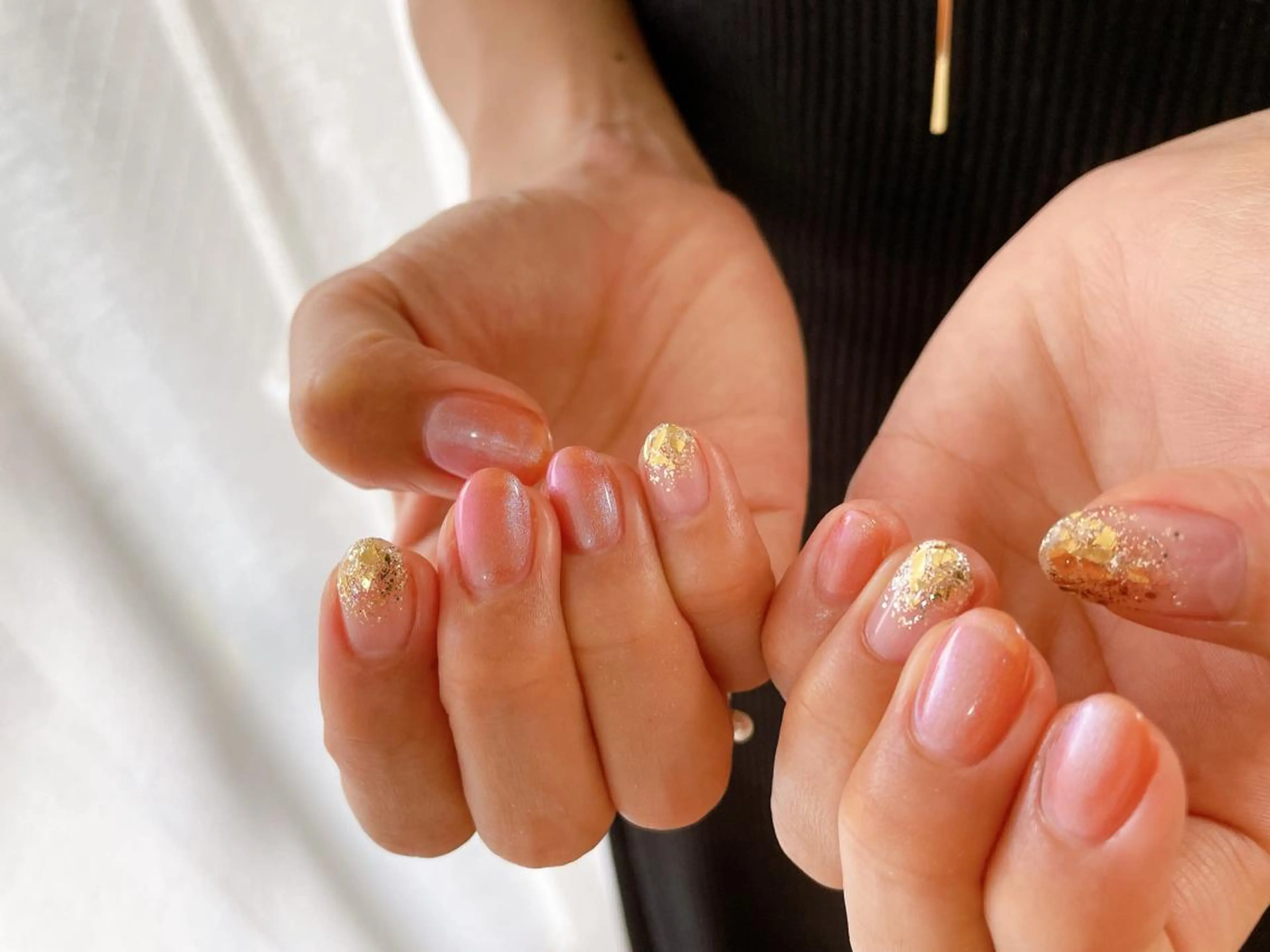 ネイル オーロラネイル フラワーネイル フットネイル フレンチネイル ジェルネイル Mogu nail 二子玉川のネイルデザイン