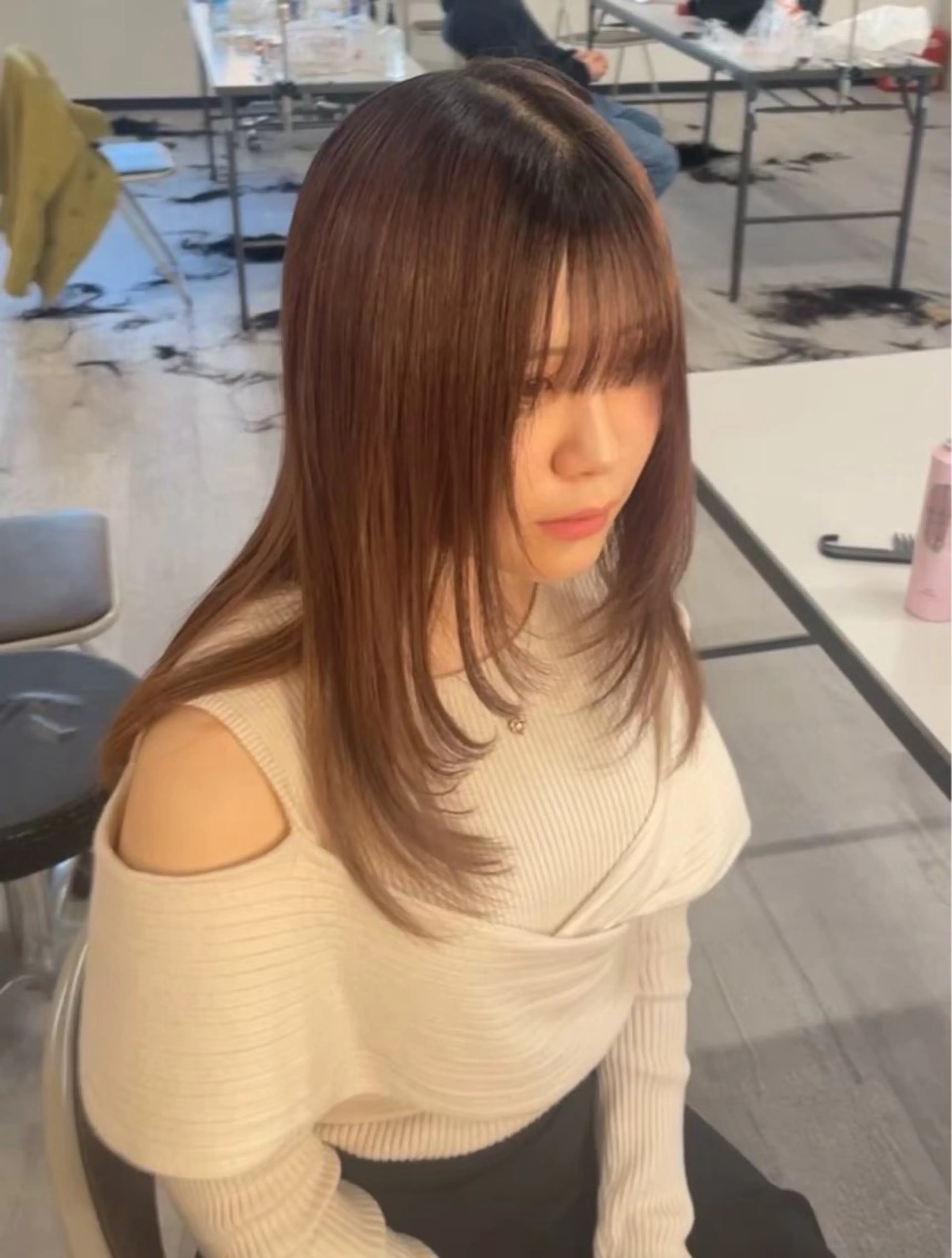 ロング レイヤーカット ロング hair salon blossy.所属・新妻 宥人のヘアスタイル