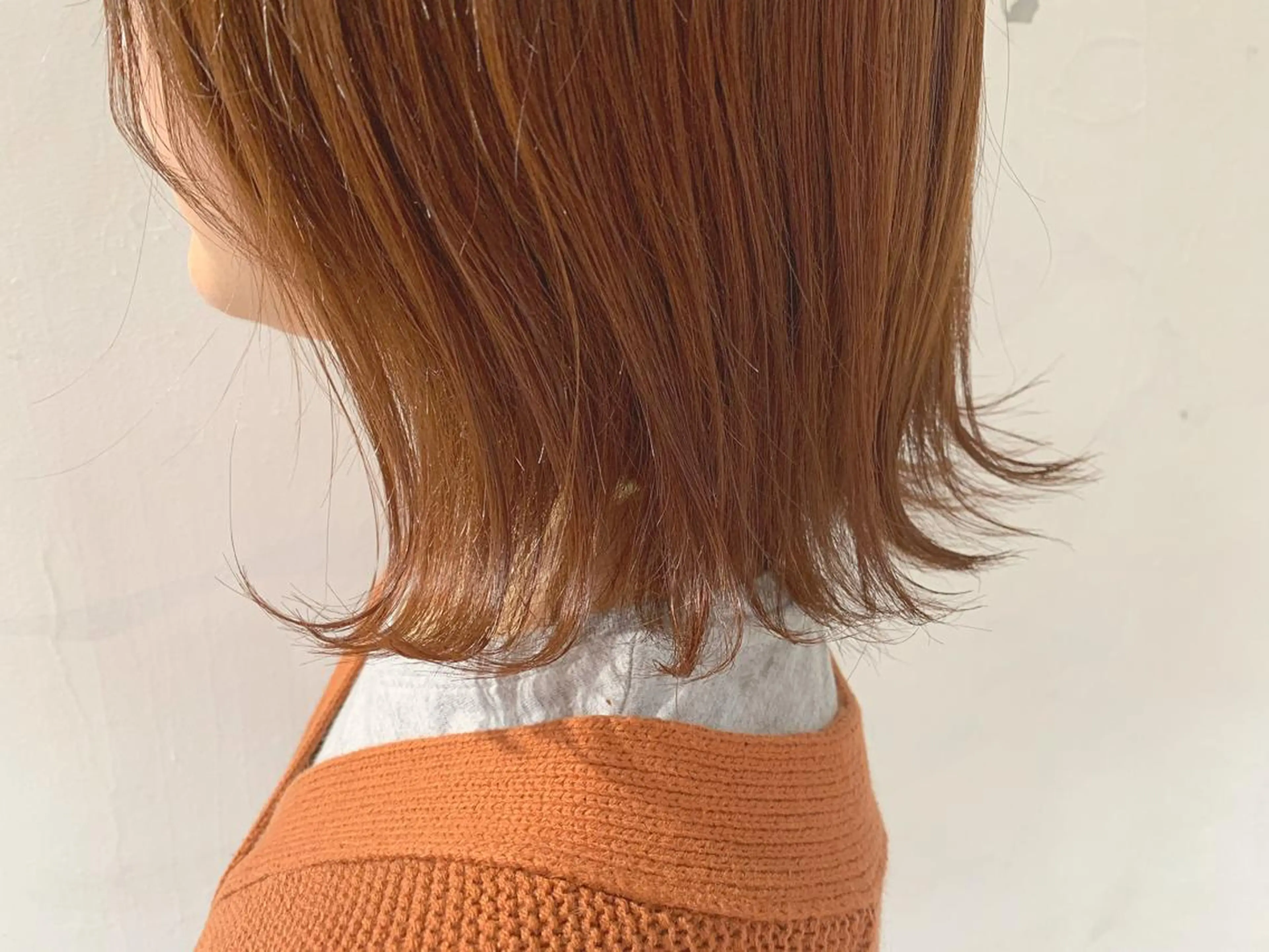 🧡オレンジカラー🧡カラー➕選べるトリートメント(オレンジベージュ/オレンジブラウン/ベビーオレンジ)の写真