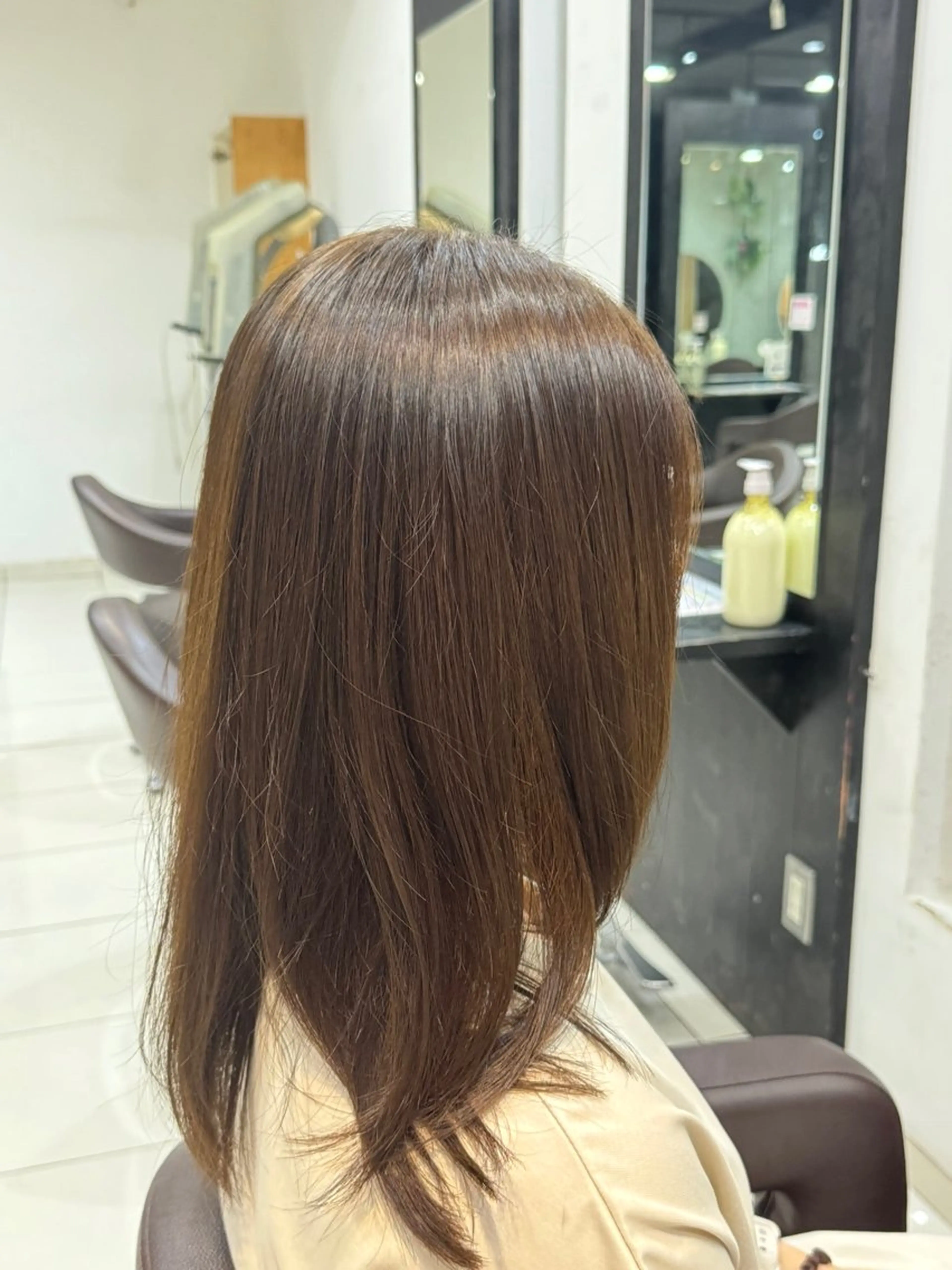 セミロング 仲田 慶貢のヘアスタイル