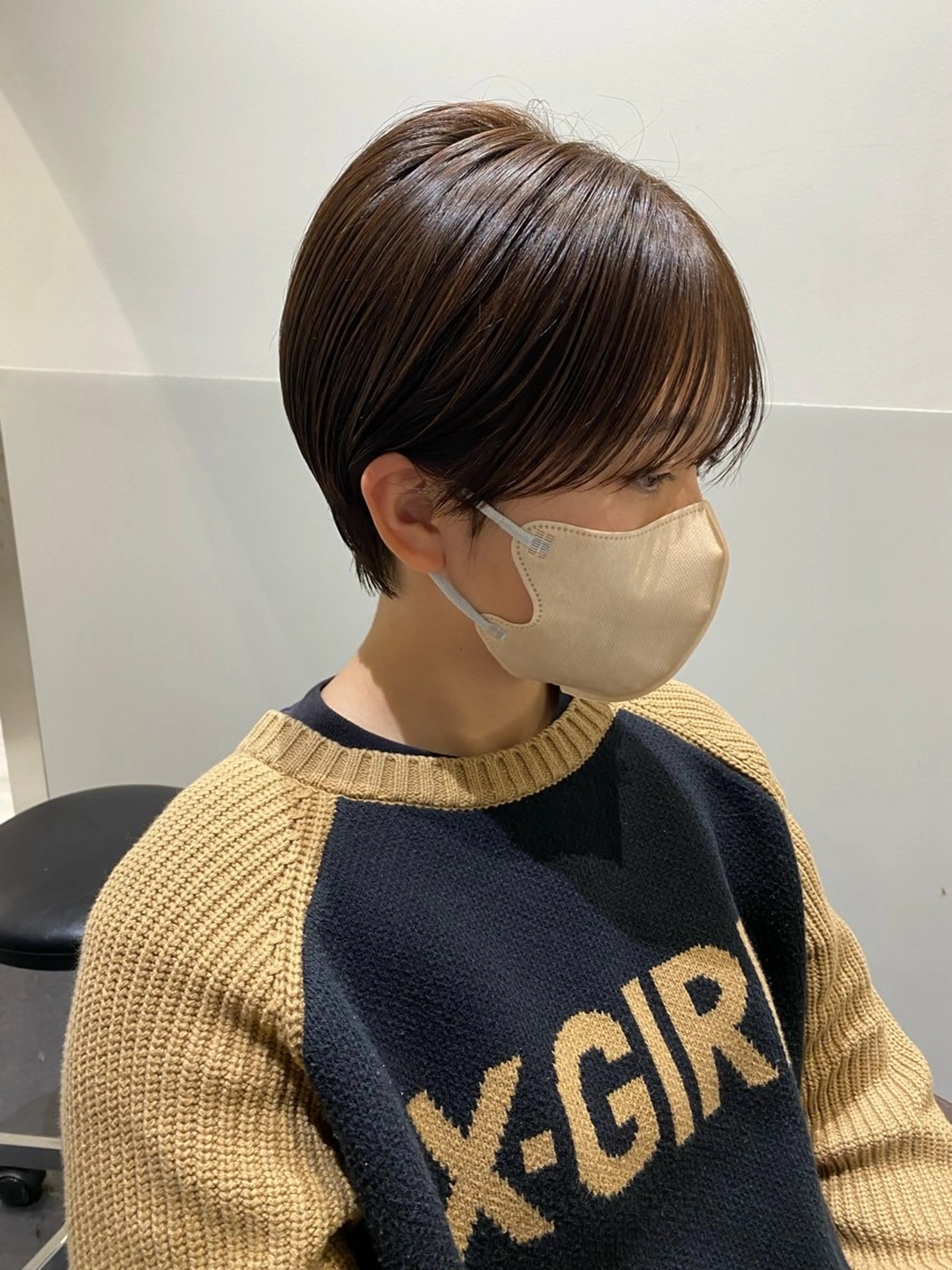 ショート カラー カット ヘアカラー トリートメント IVORY.所属・🟩くすみブラウン/ ショートヘア/大司のヘアスタイル