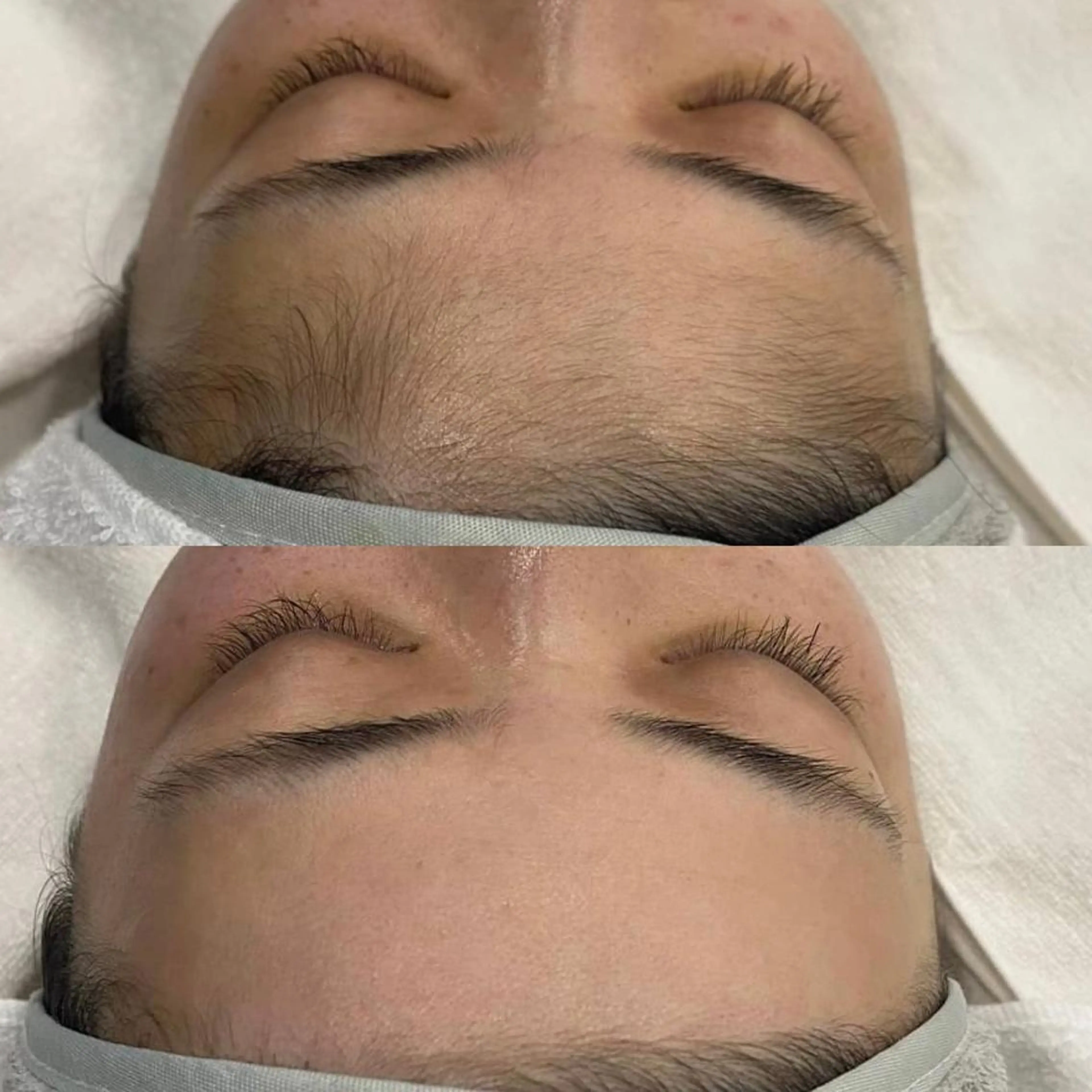 美眉スタイリング+顔ワックス脱毛の写真