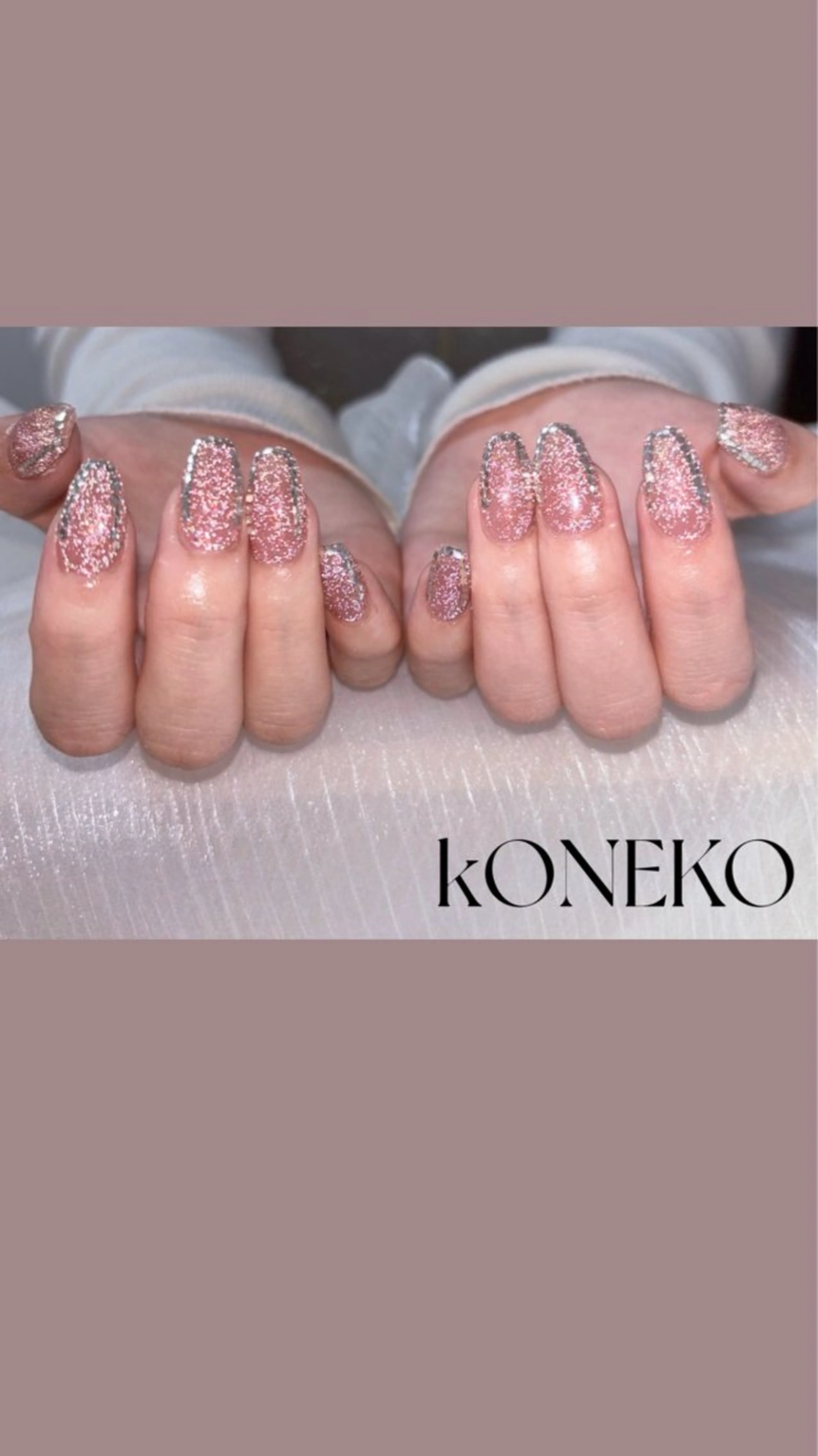 ネイル ハンドネイル コネコネイルサロン モデル用のネイルデザイン