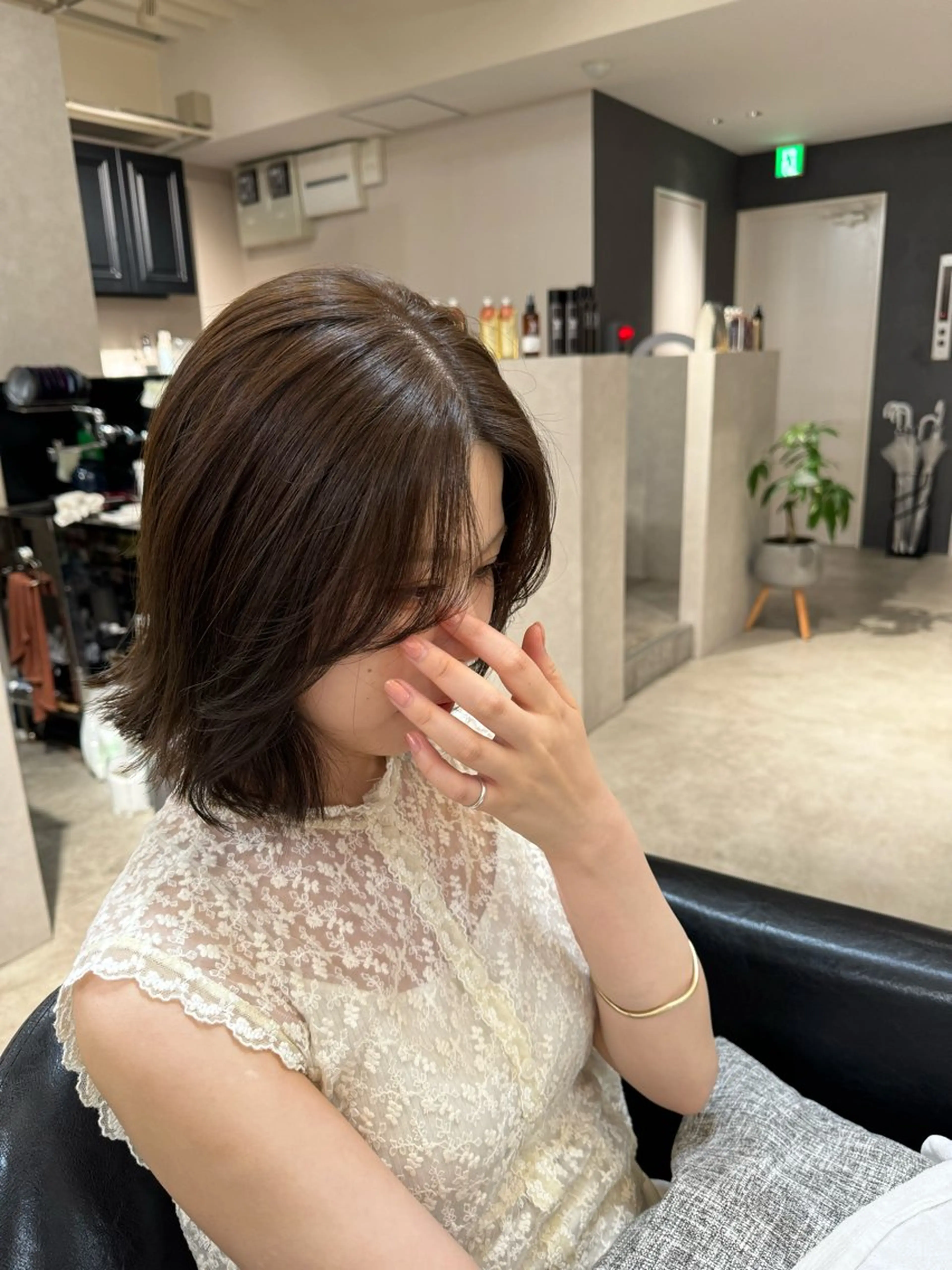 カラー レイヤー/ハイトーン ヒガシサヨのヘアスタイル