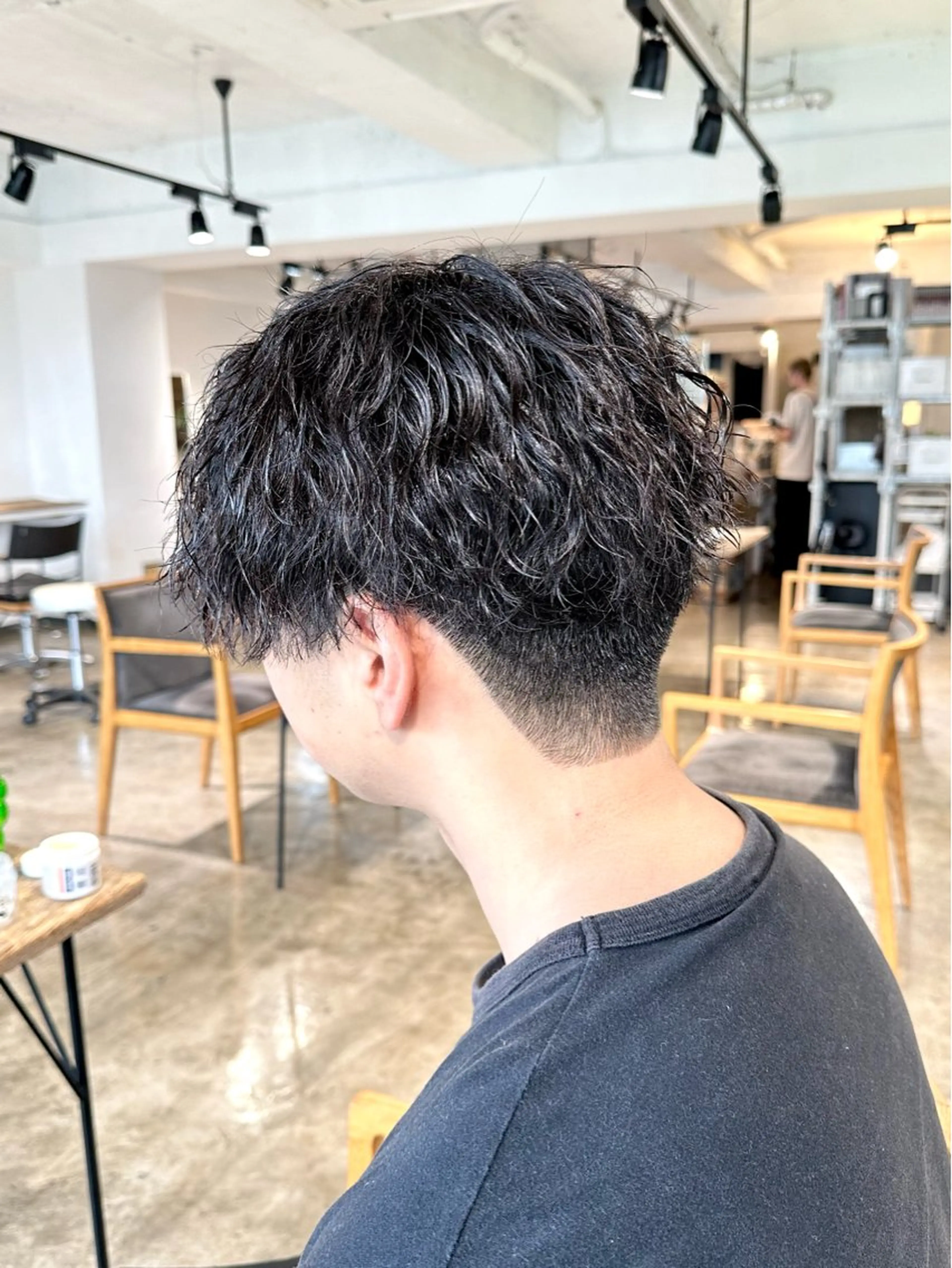 メンズ ネイル マッシュ メンズパーマ メンズネイル カット パーマ トリートメント 骨格補正施術/メンズ 専門美容師/YUYAのヘアスタイル