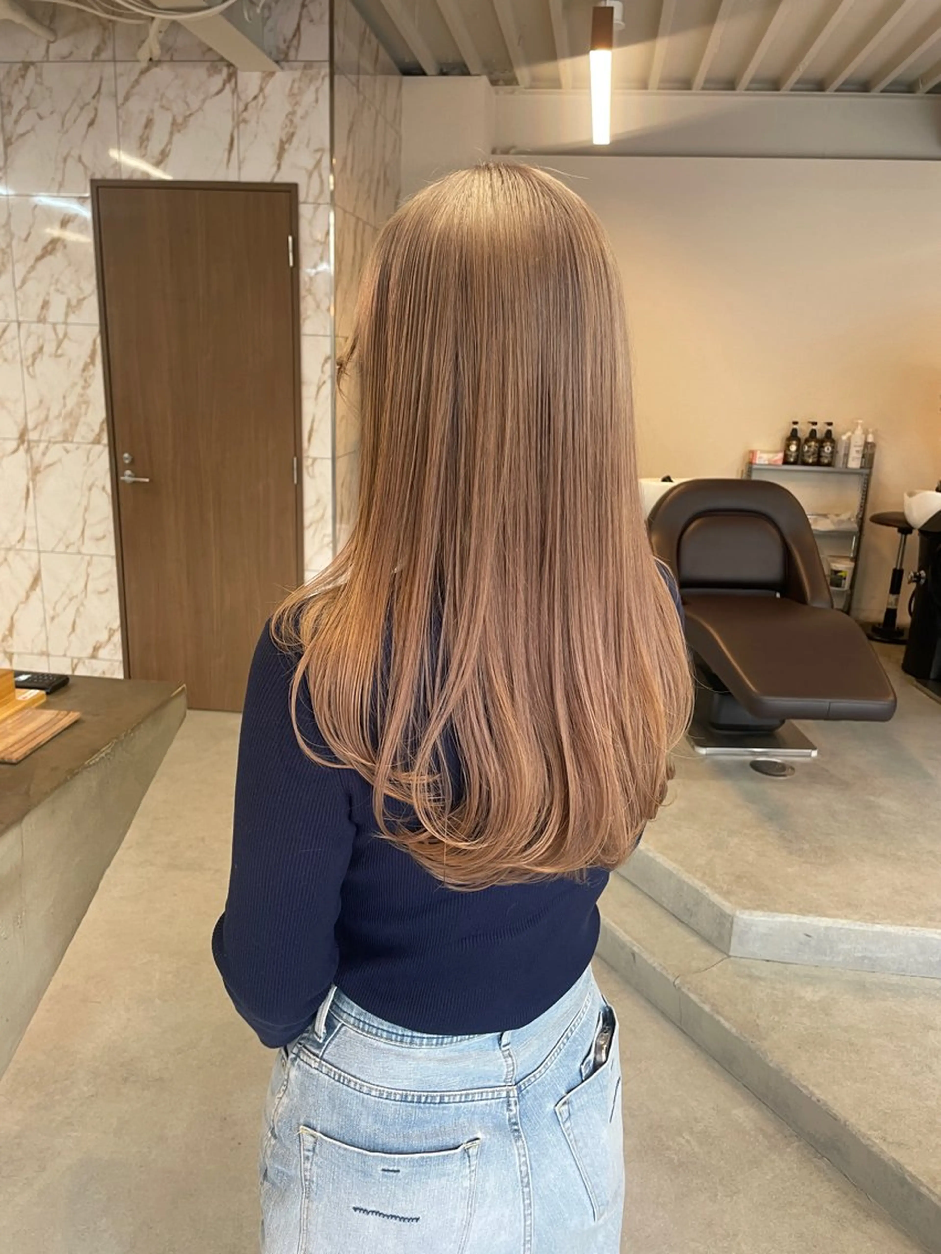 🇰🇷韓国風トリプルカラー＋カット🇰🇷トリートメント付き🫶🏻45%off💙ケアブリーチ追加で＋2400円🌙の写真