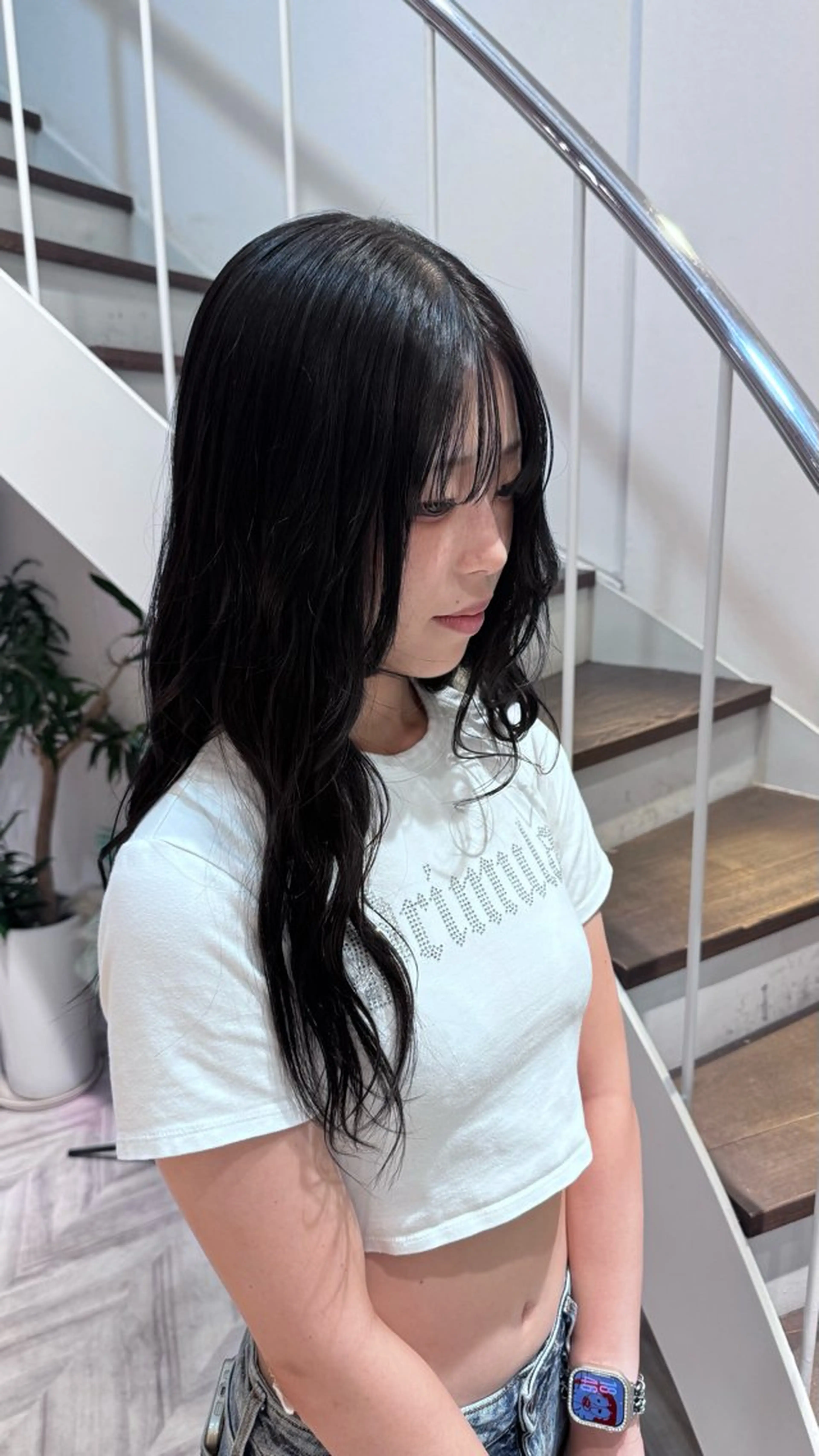 ロング カラー ヘアカラー MIES ミナリのヘアスタイル