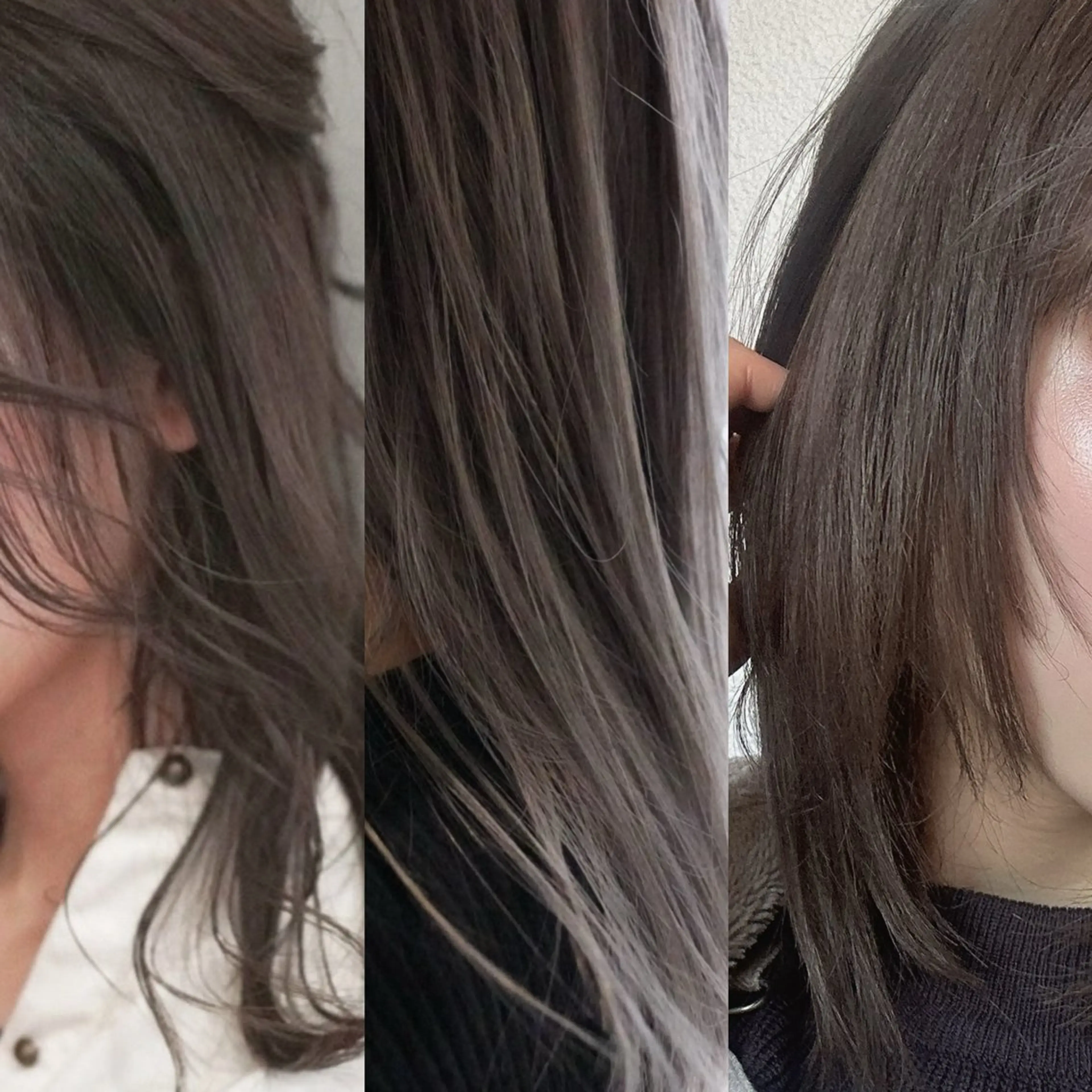 カラー 💛🤍U too e’s 鎌倉🧸のヘアスタイル