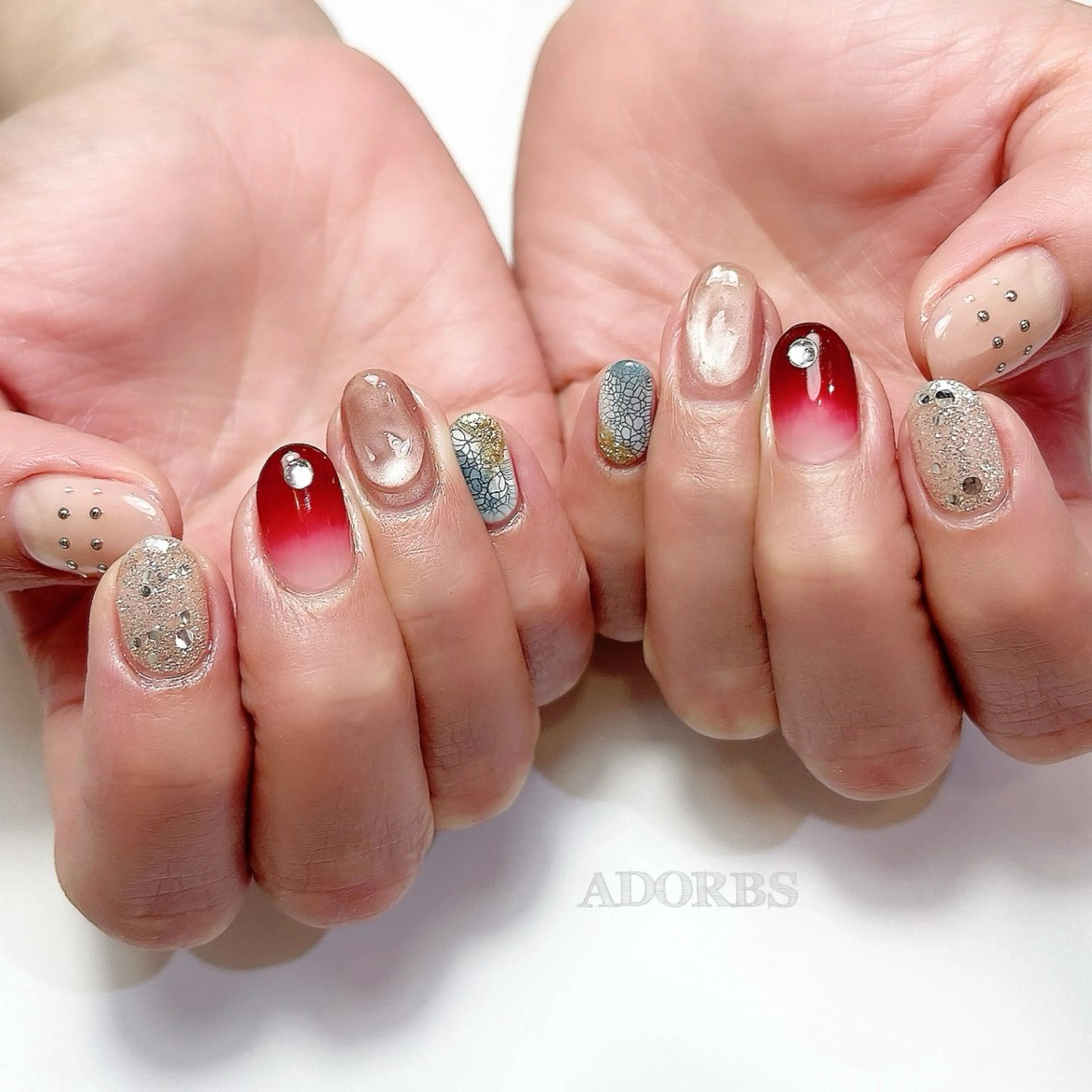ネイル アートネイル ハンドネイル ADORBS ✩上福岡のネイルデザイン