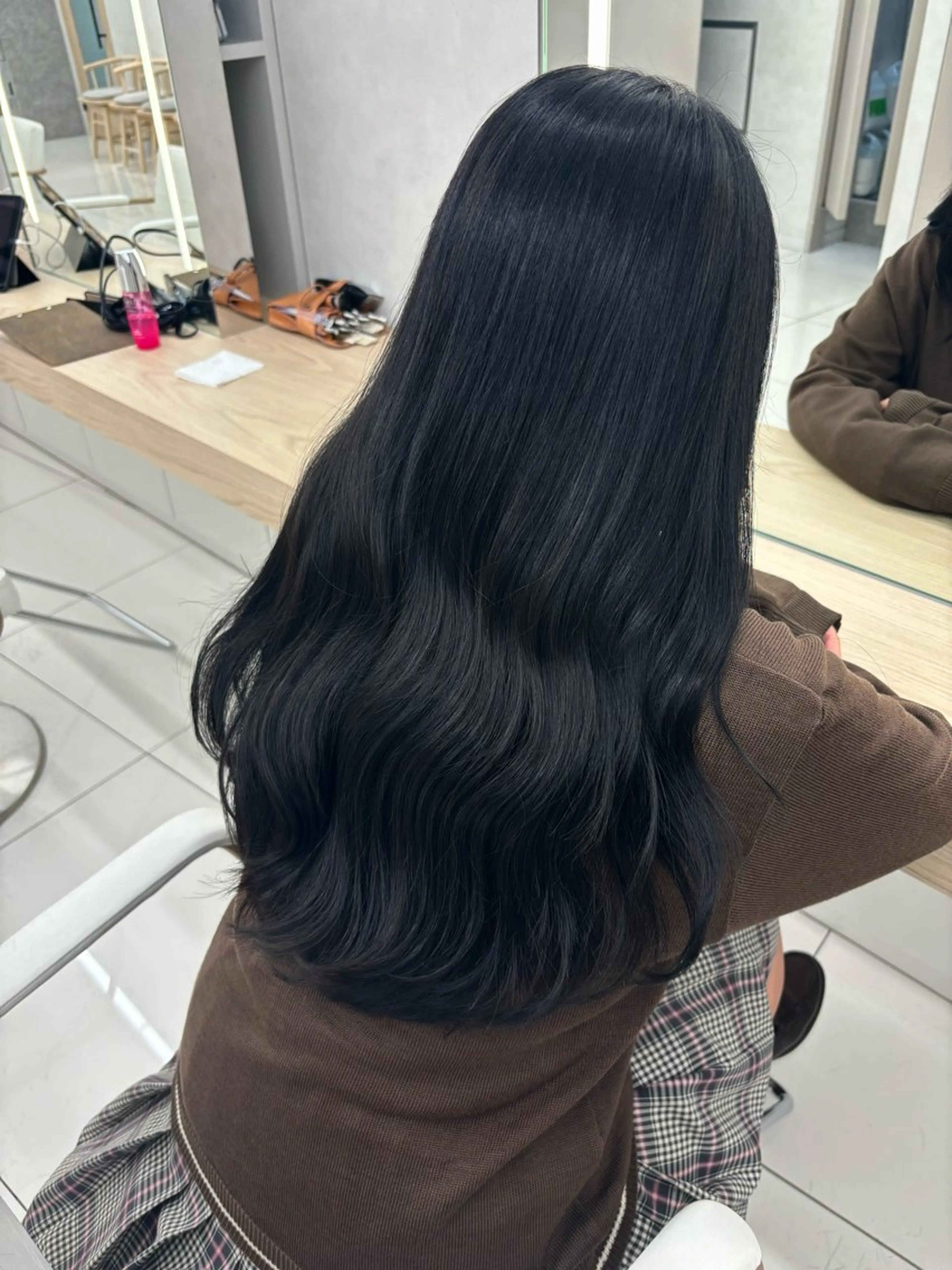 ロング カラー ヘアカラー 韓国透明感カラー🌀 yuukiのヘアスタイル