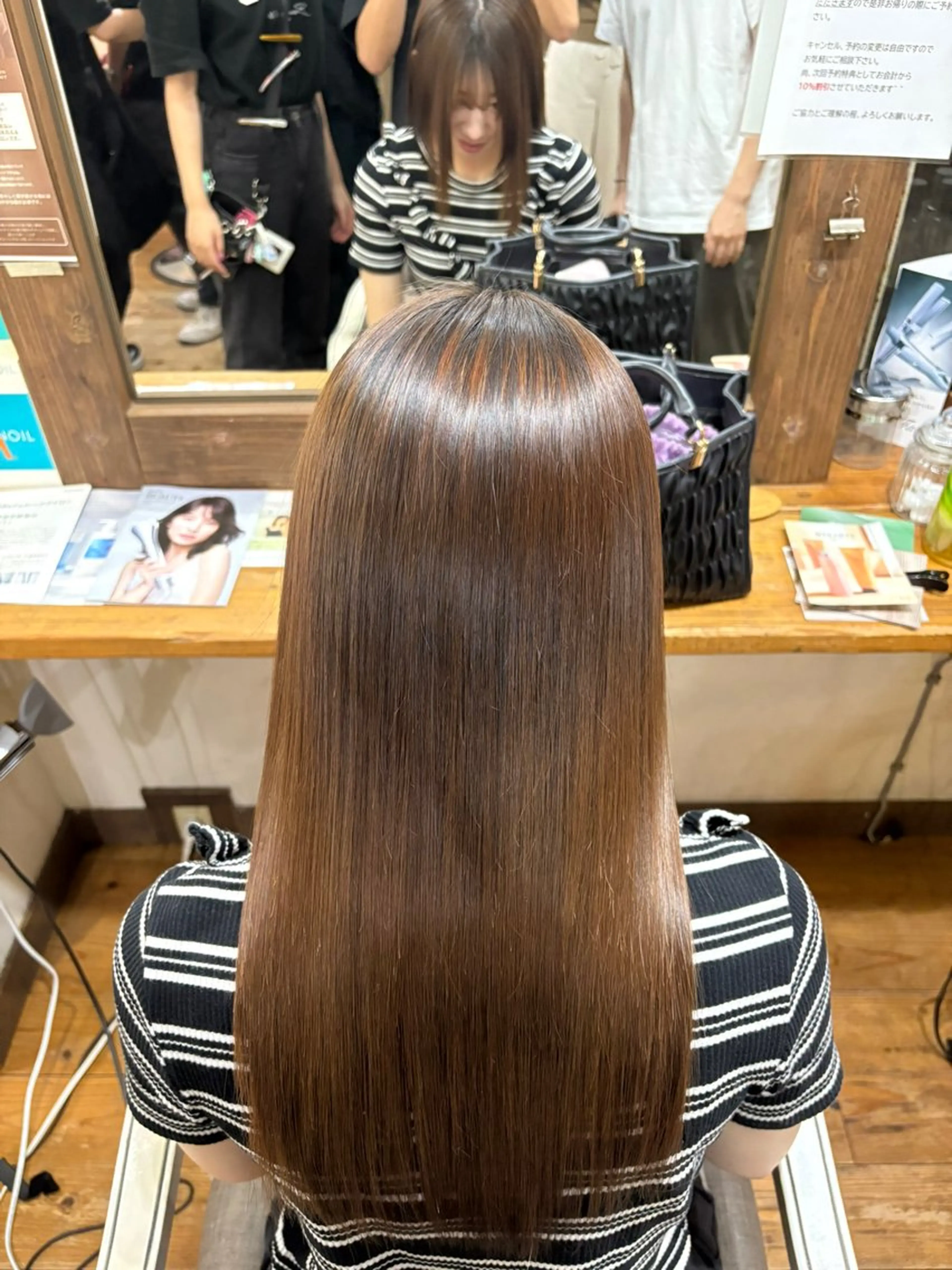 ロング カット 縮毛矯正 トリートメント 西元 群/艶髪/髪質改善のヘアスタイル